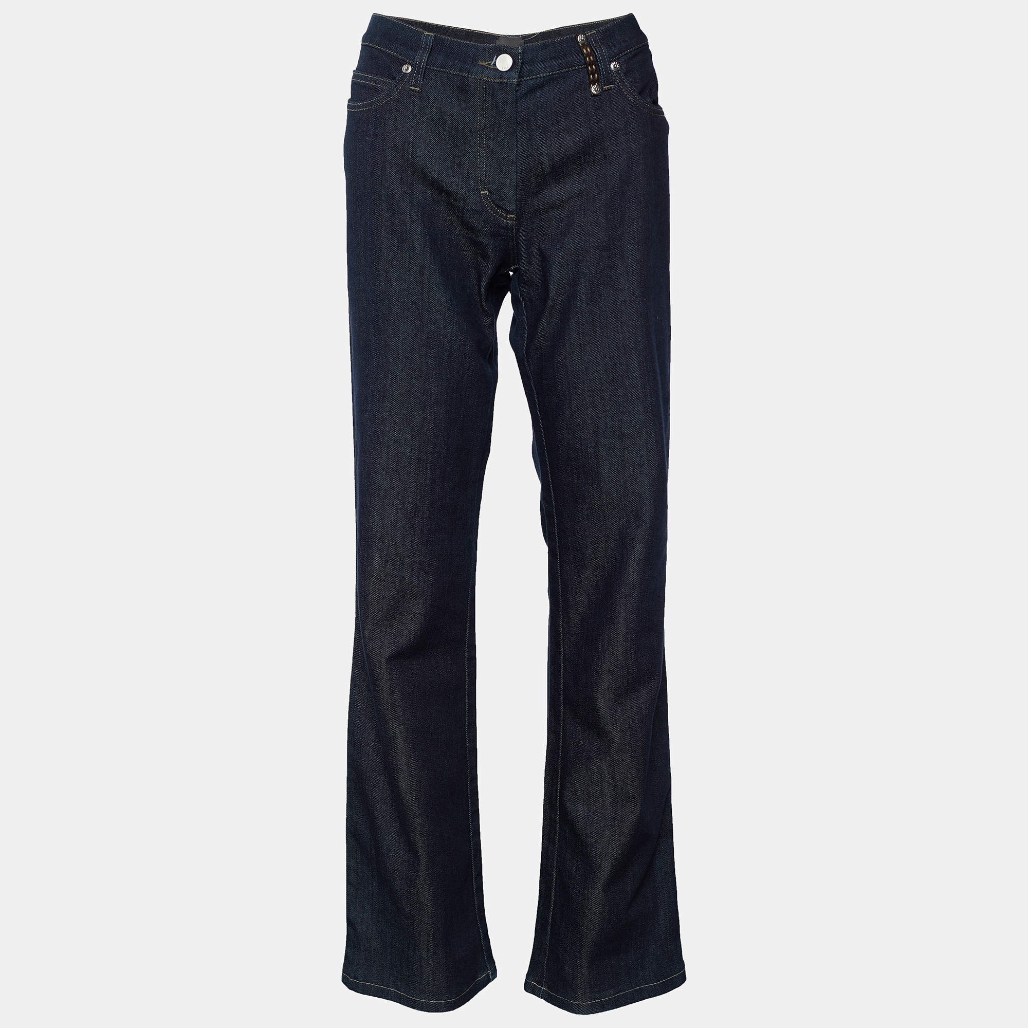 Fendi Blue Denim Boot Cut Jeans M/Waist 32"