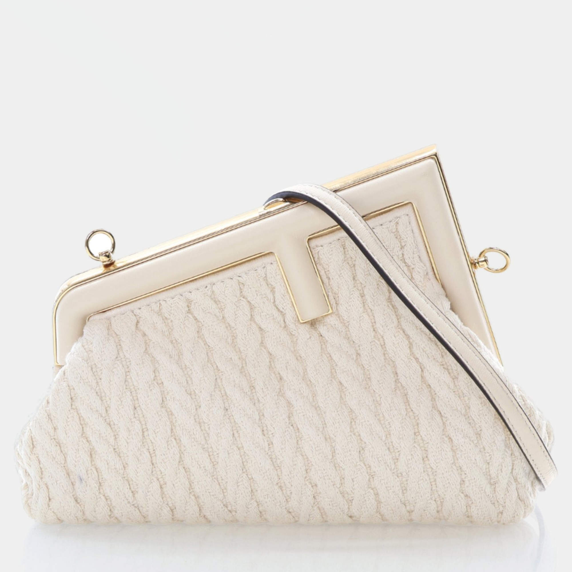 Fendi Small Macrame First Clutch