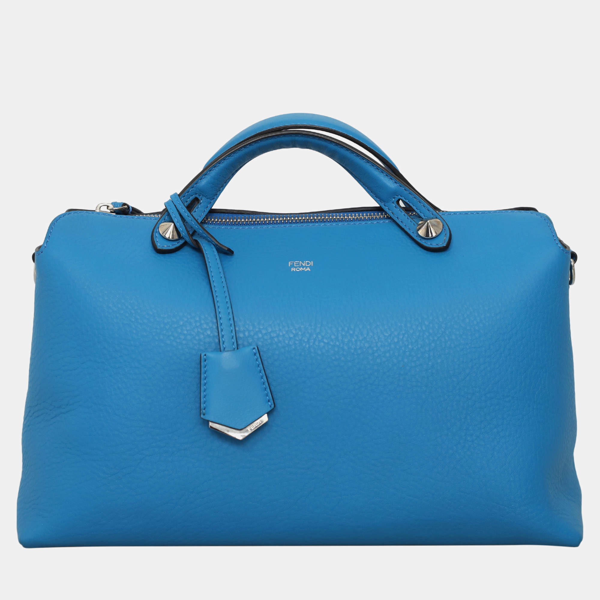Fendi Grained Calfskin Leather Large By the Way Bag