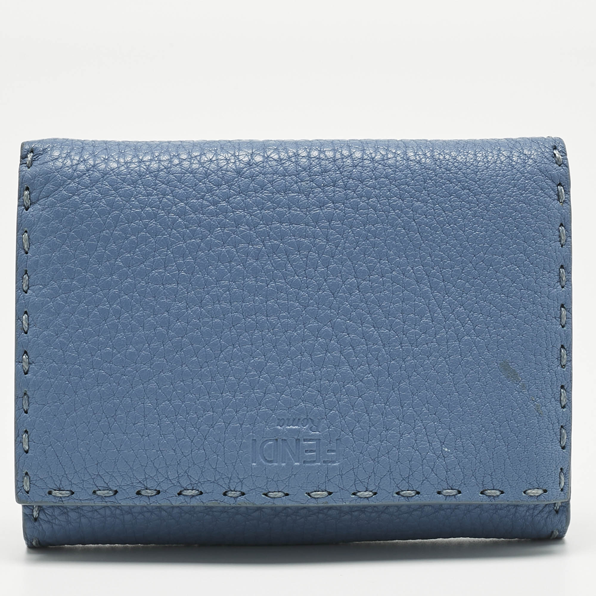 財布・小物その他 FENDI Air Force Blue Leather Wallet Fendi Black FF Leather Baguette Continental Chain Wallet