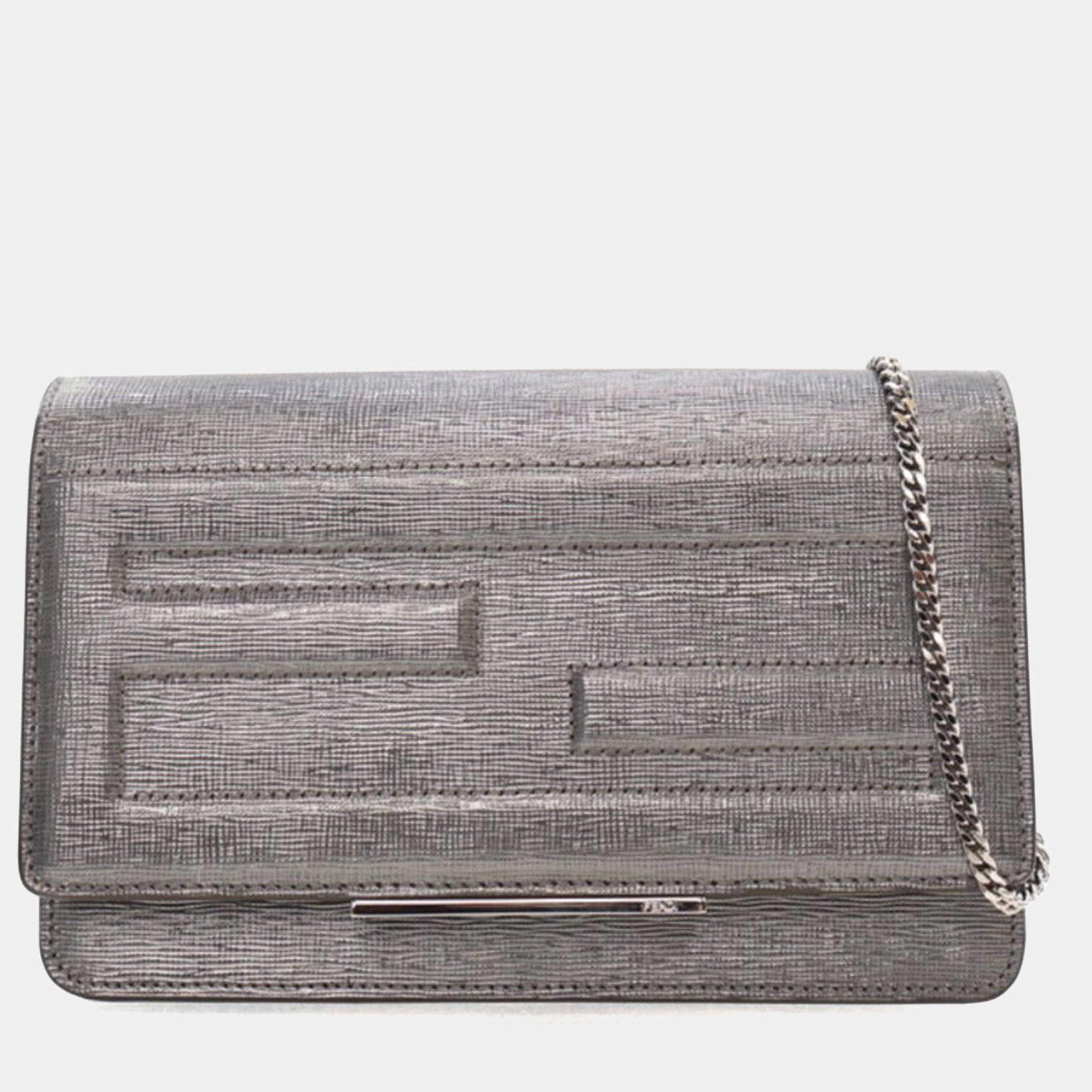 Pre Owned Fendi Tube Wallet On Chain (WOC)