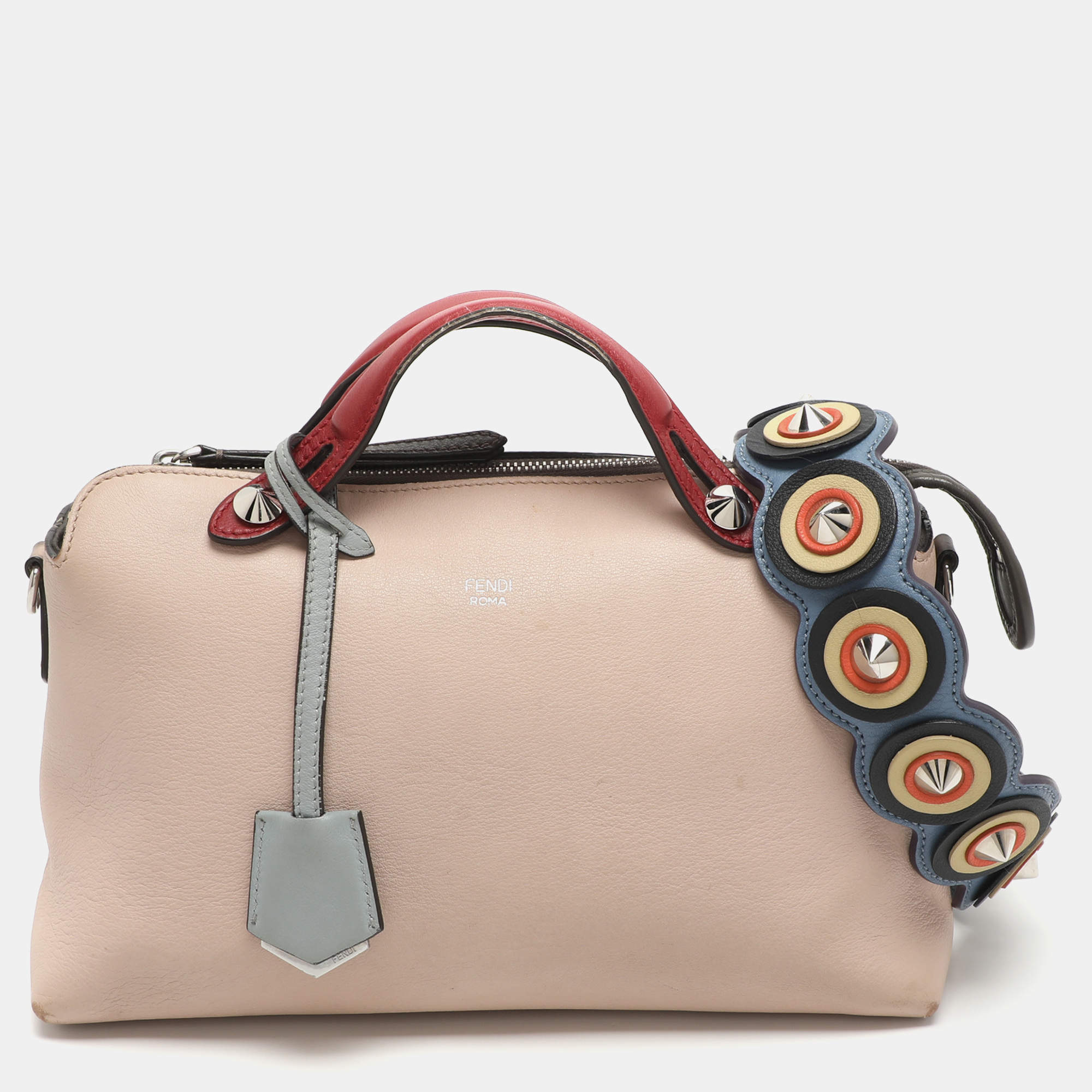 مملوكة مسبقًا Fendi By The Way Medium Blush Pink/Red Leather Bag