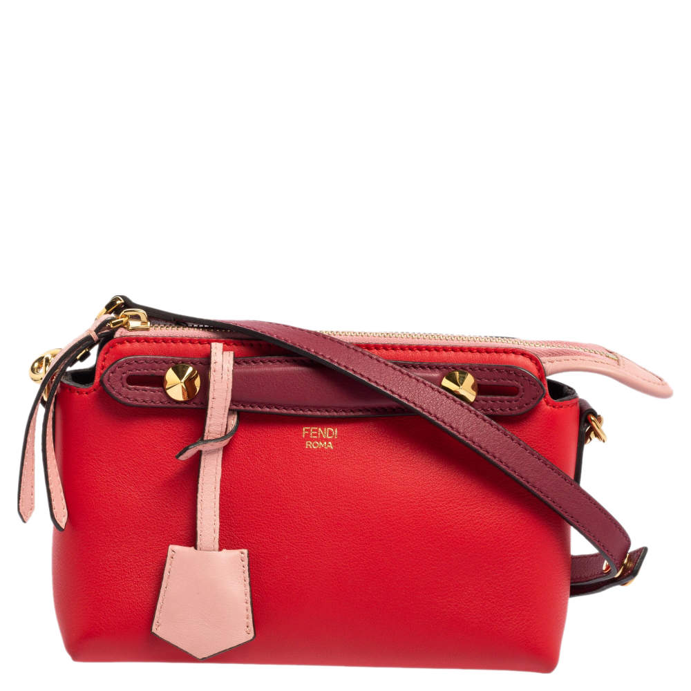 Pre Owned Fendi Multicolor Leather Baby By The Way Bag