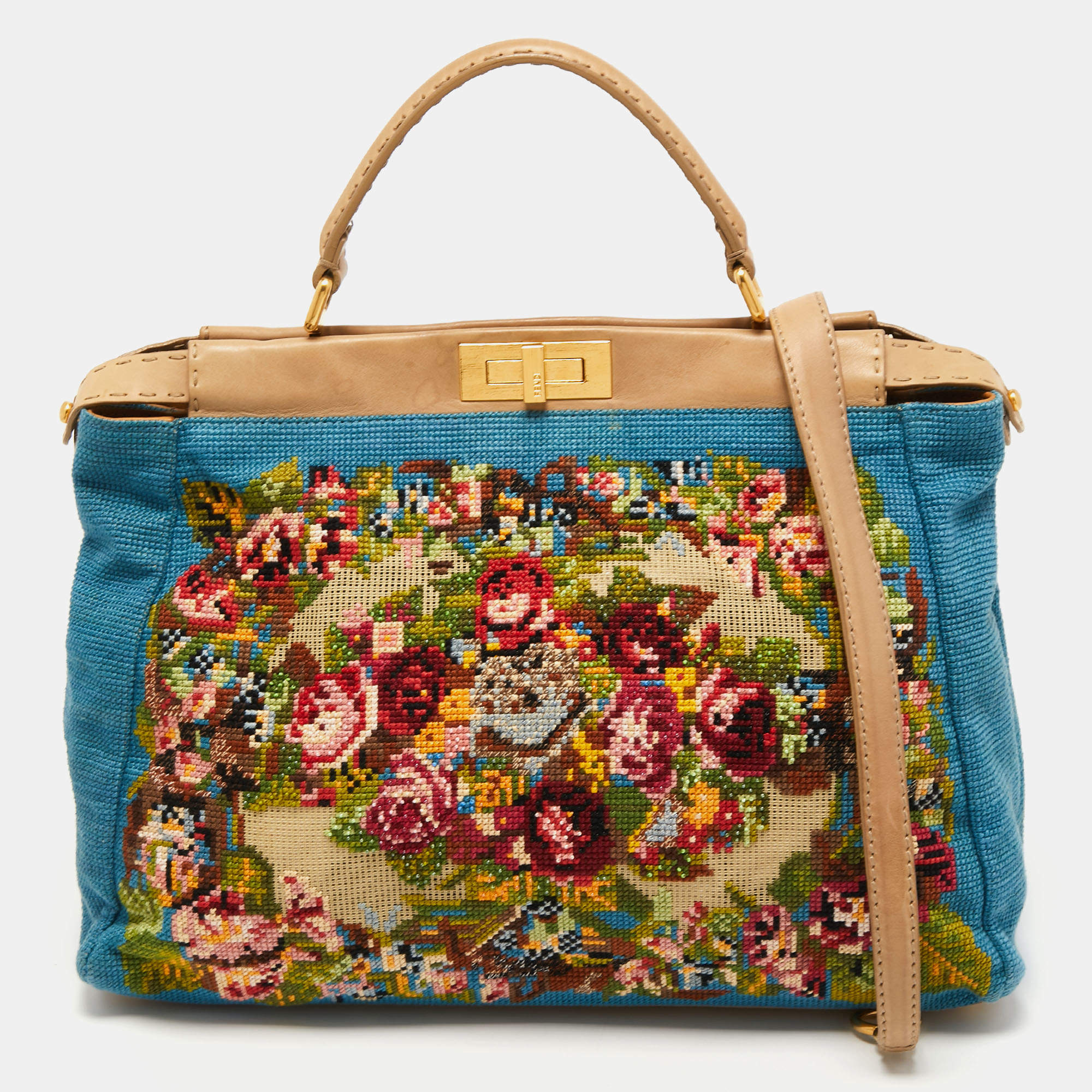 Fendi embroidered bag sale