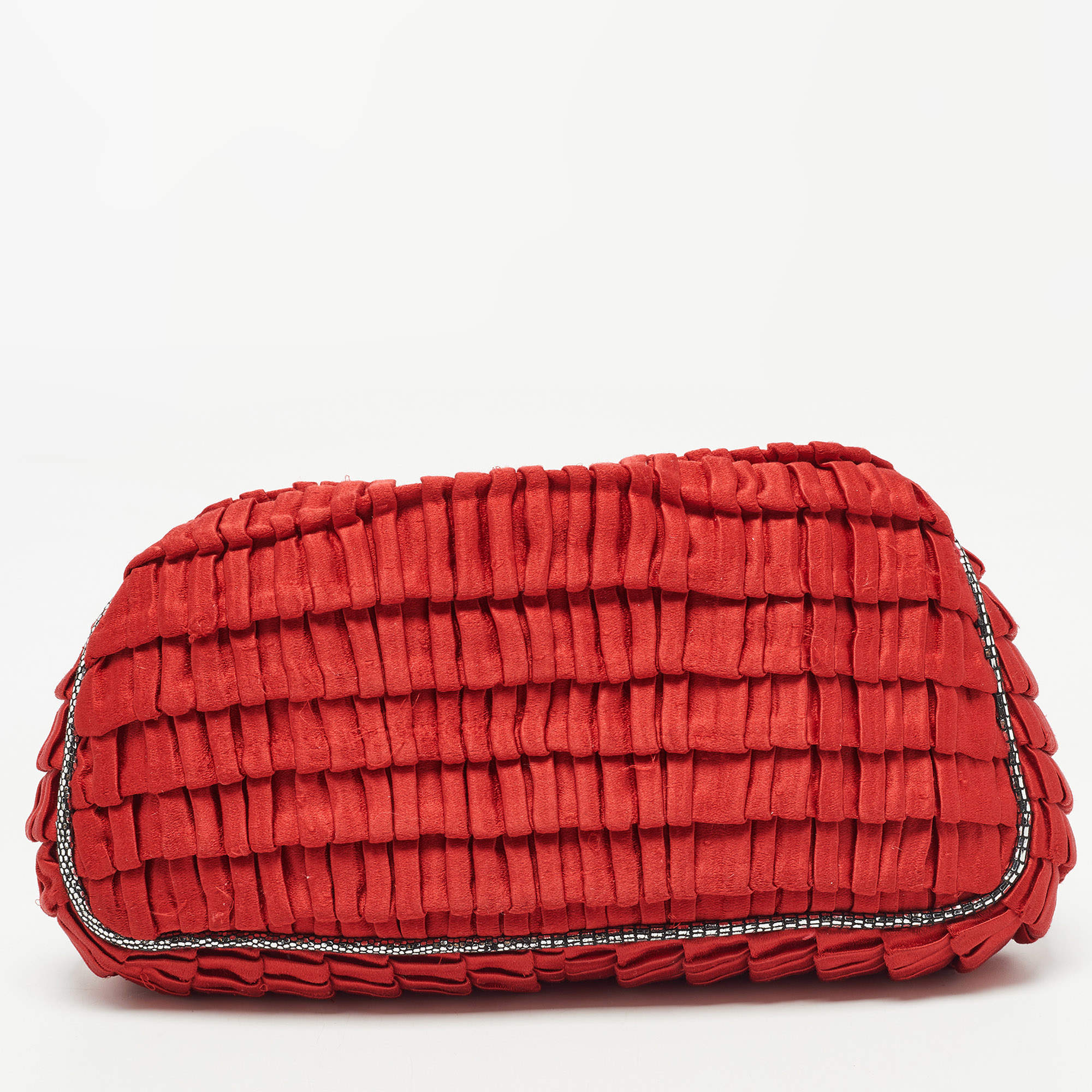 Fendi 2025 red clutch