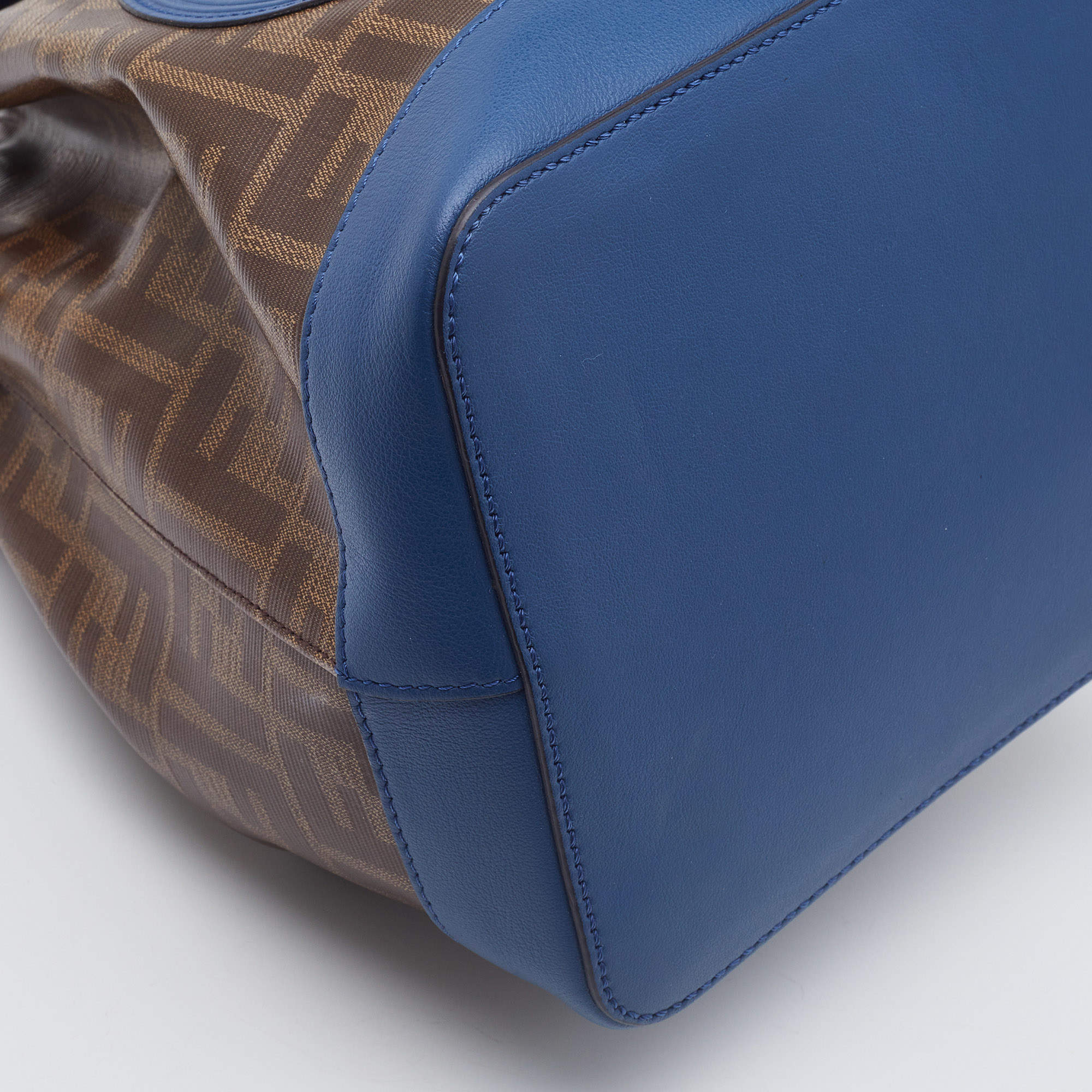 Bucket bags Fendi - Mon Tresor S coated canvas blue bucket bag -  8BT298A5KC5AU