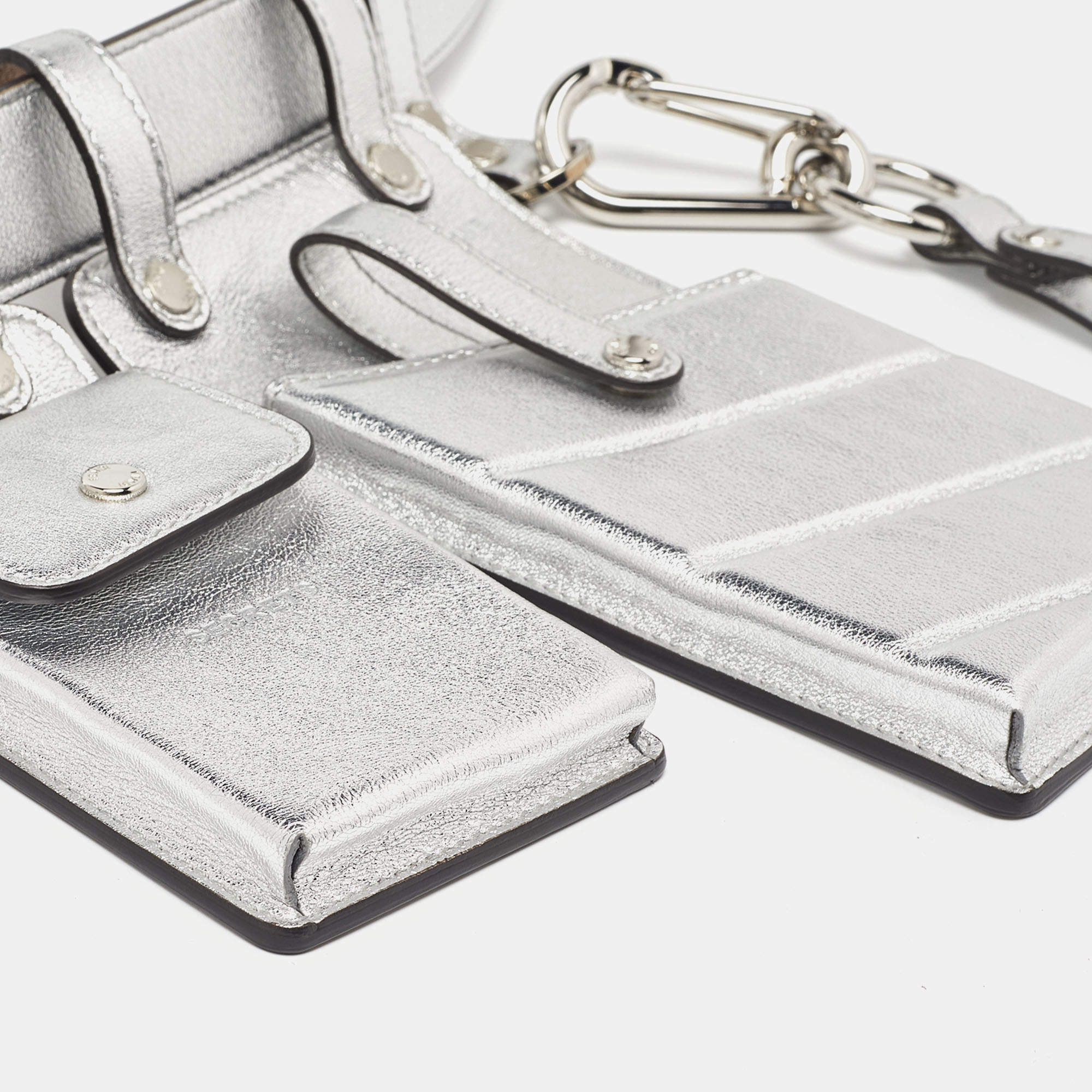 Fendi - Utility Belt Bag - Metallic Silver