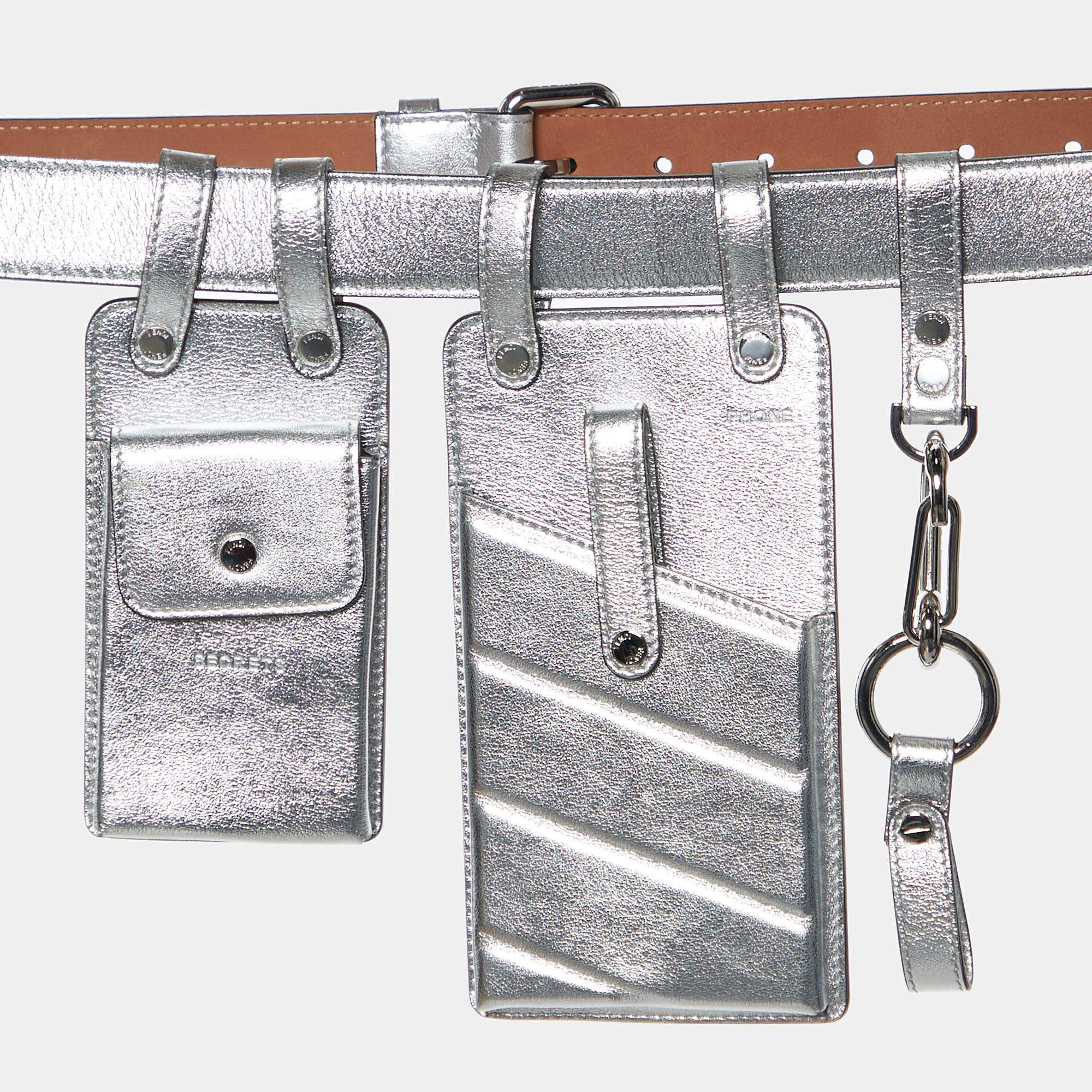 Fendi - Utility Belt Bag - Metallic Silver