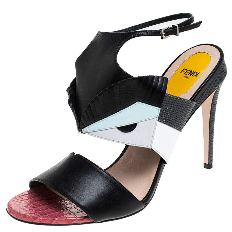 fendi monster heels