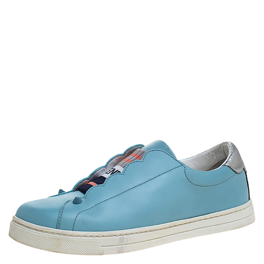 fendi blue shoes