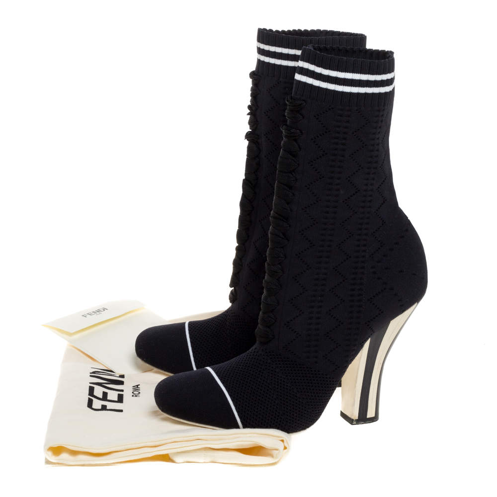 fendi knit boots