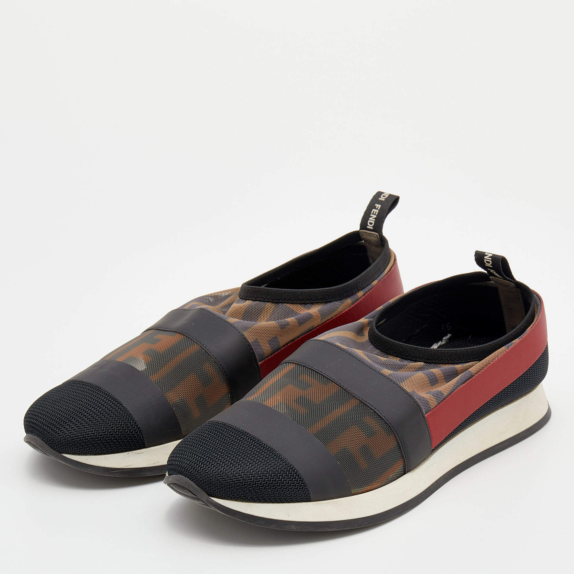 Fendi runway mesh ff trainer sneakers sales