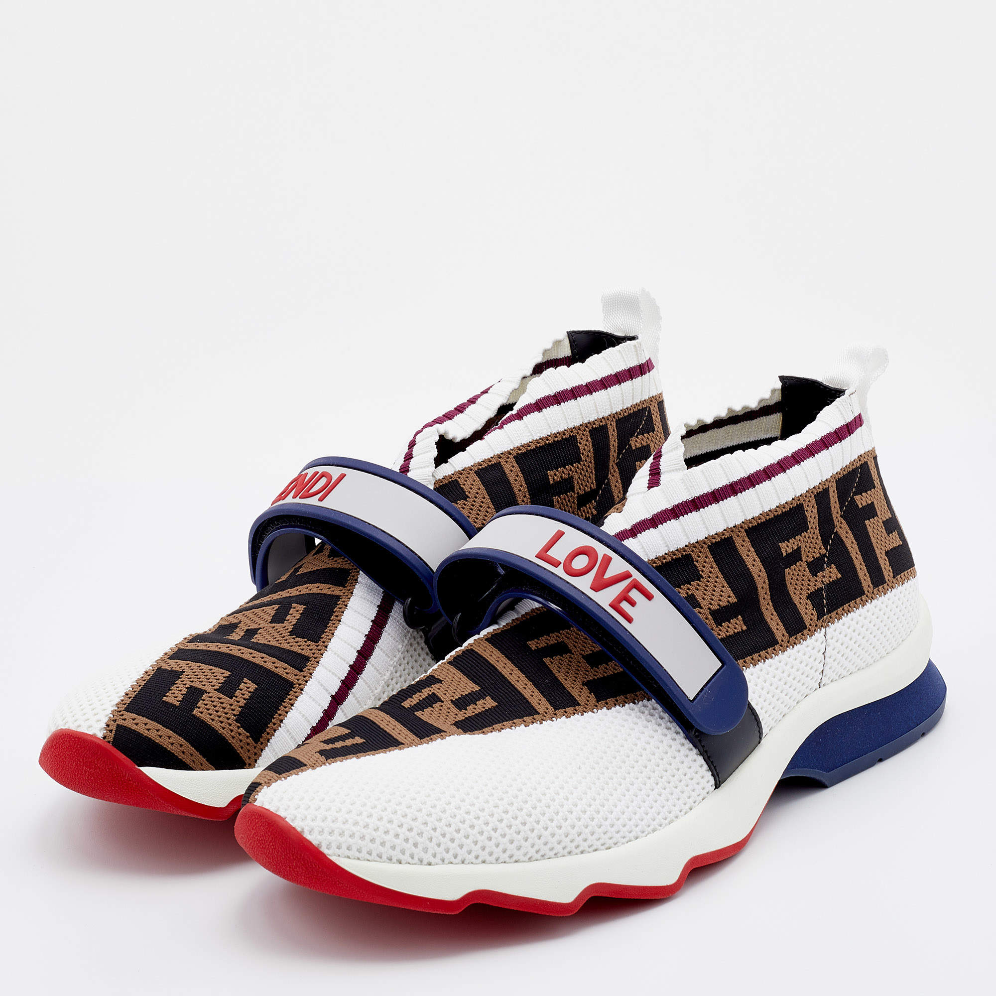 Fendi rockoko sneakers outlet white