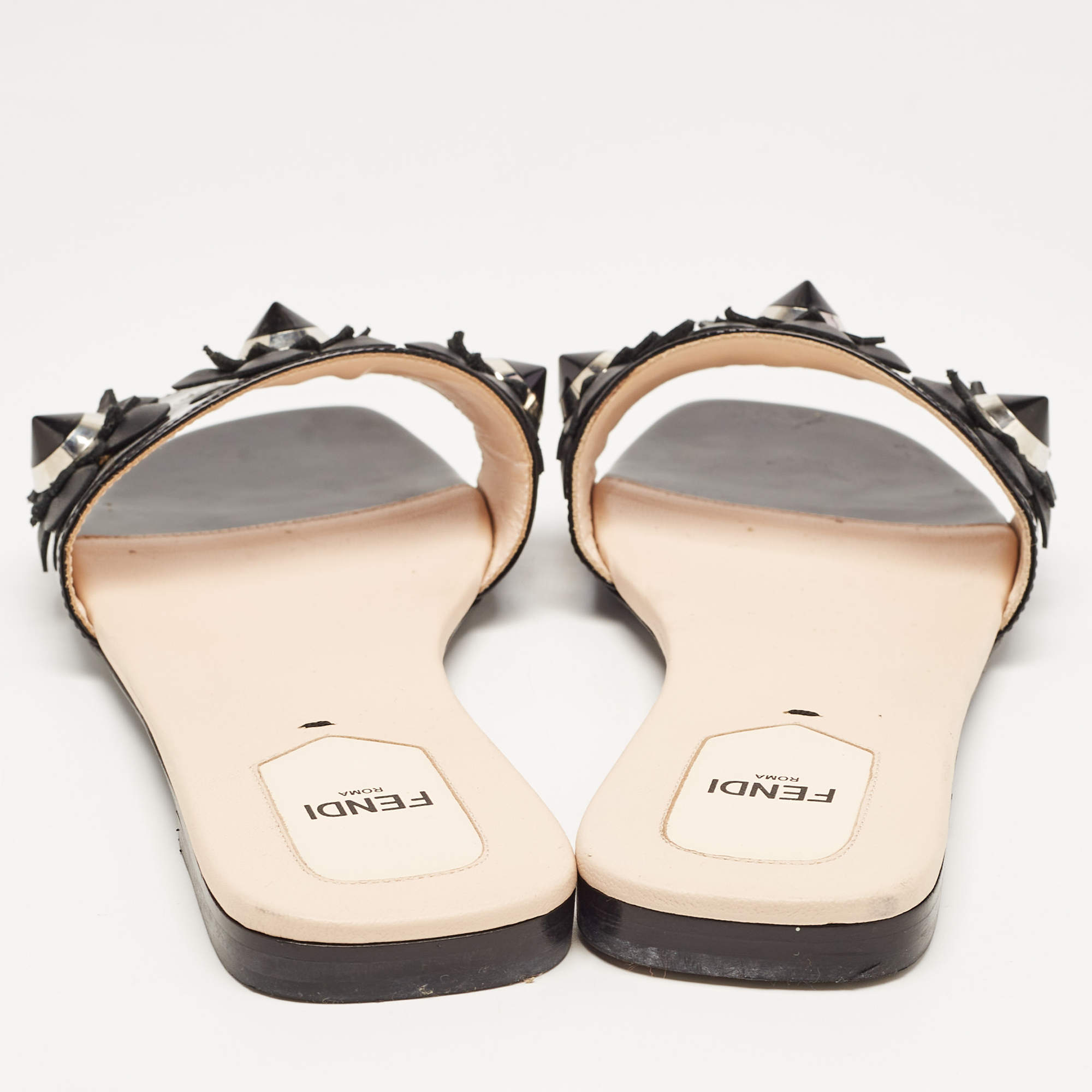 Women's Double Strap Flat Slippers Fashion Open Toe Patent - Temu