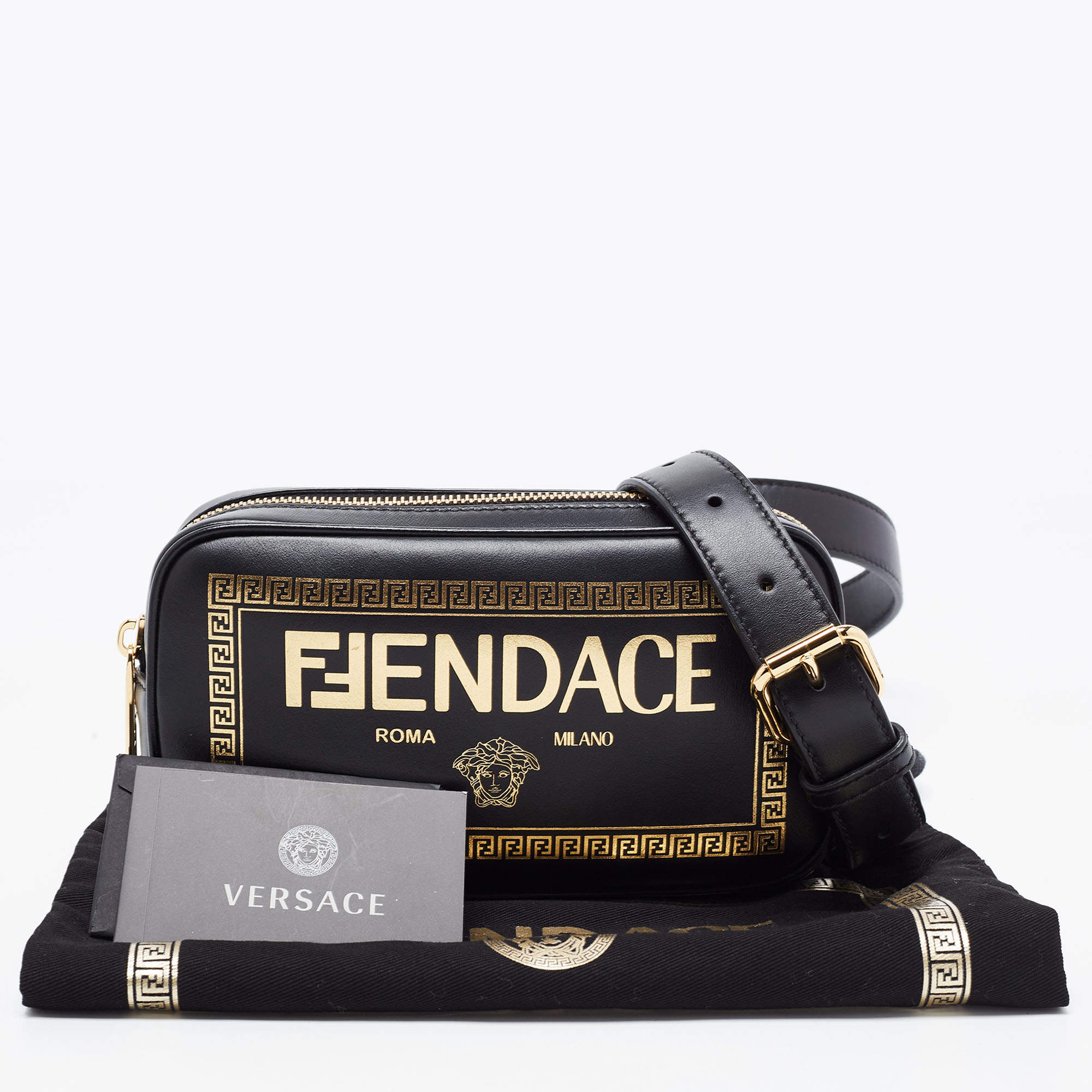 Fendi Handbags versace Women 10066071A045821B00F Fabric Black 1400€