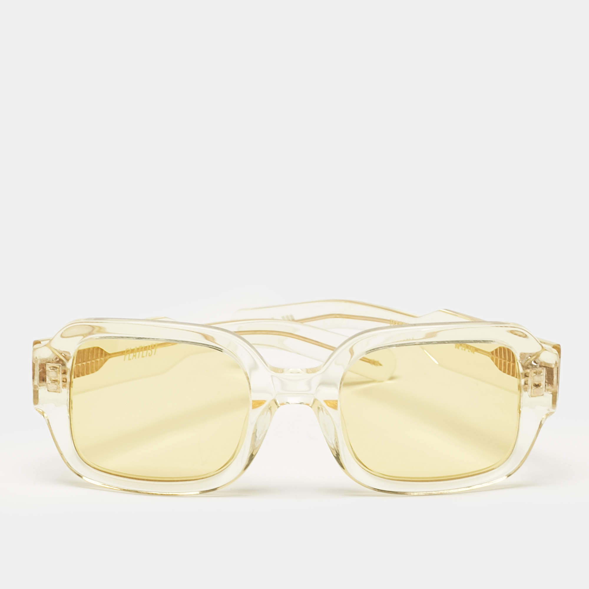 Tishkoff Yellow Tishkoff Square Sunglasses