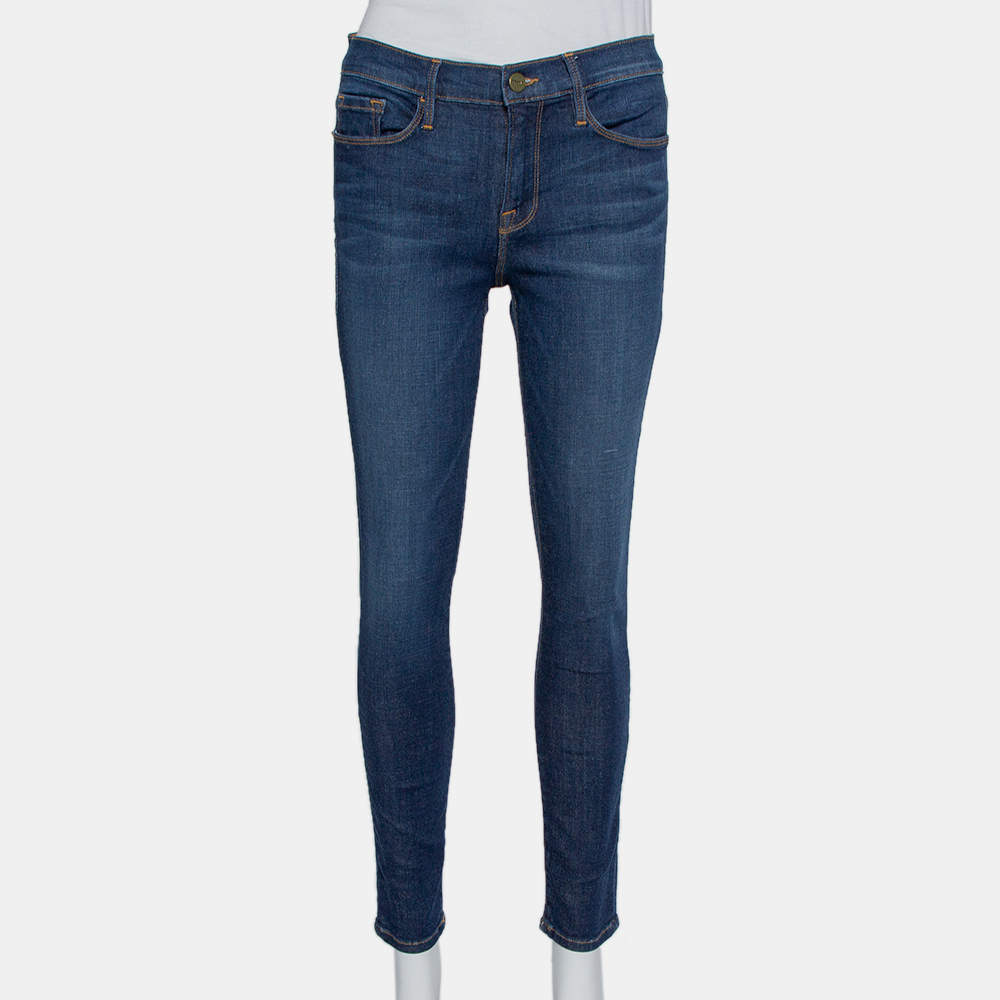 Paige Frame Denim Women's Ankle Skinny Glitter Jeans Black Size 24 27, -  Shop Linda's Stuff