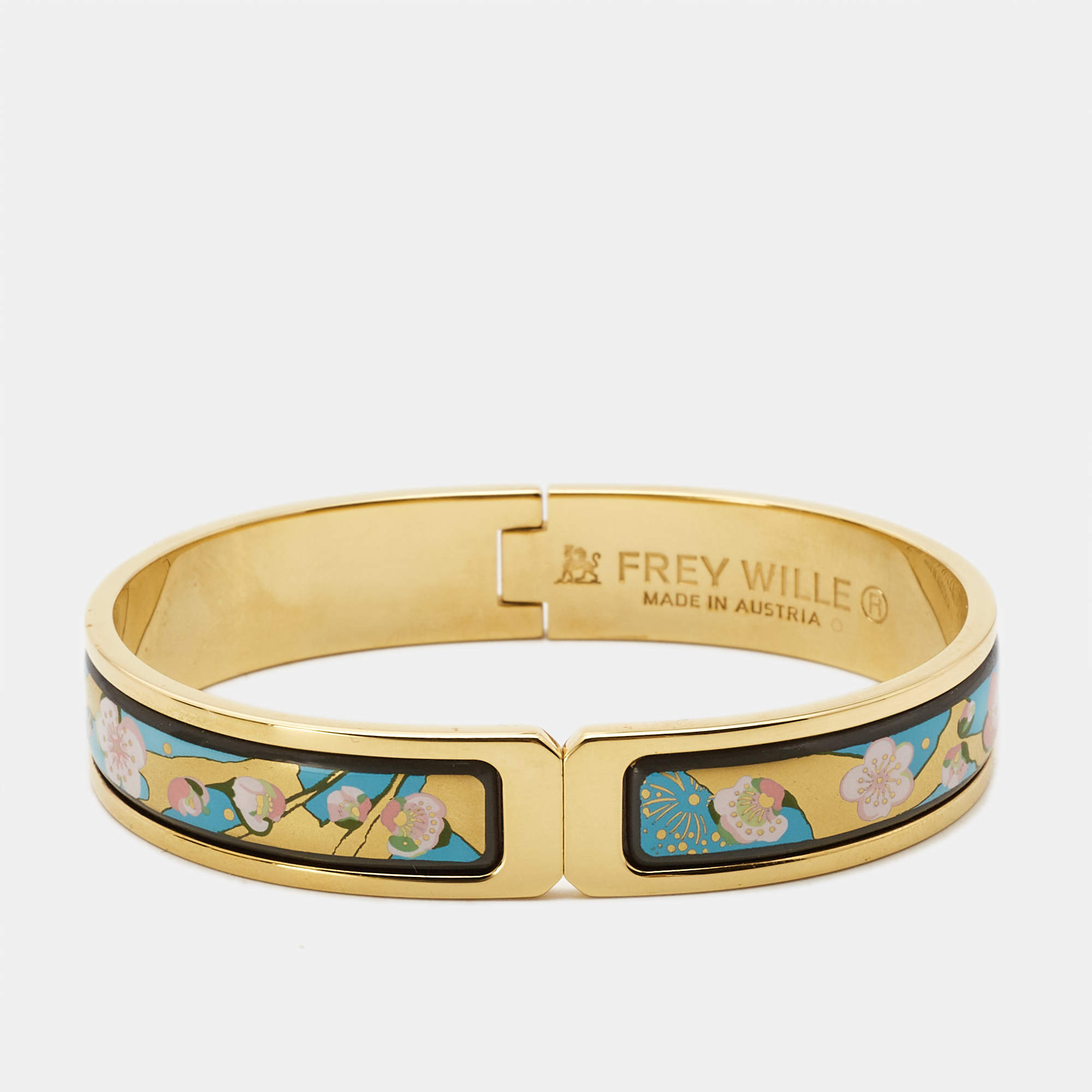 Frey Wille Fire Enamel Gold Tone Bracelet