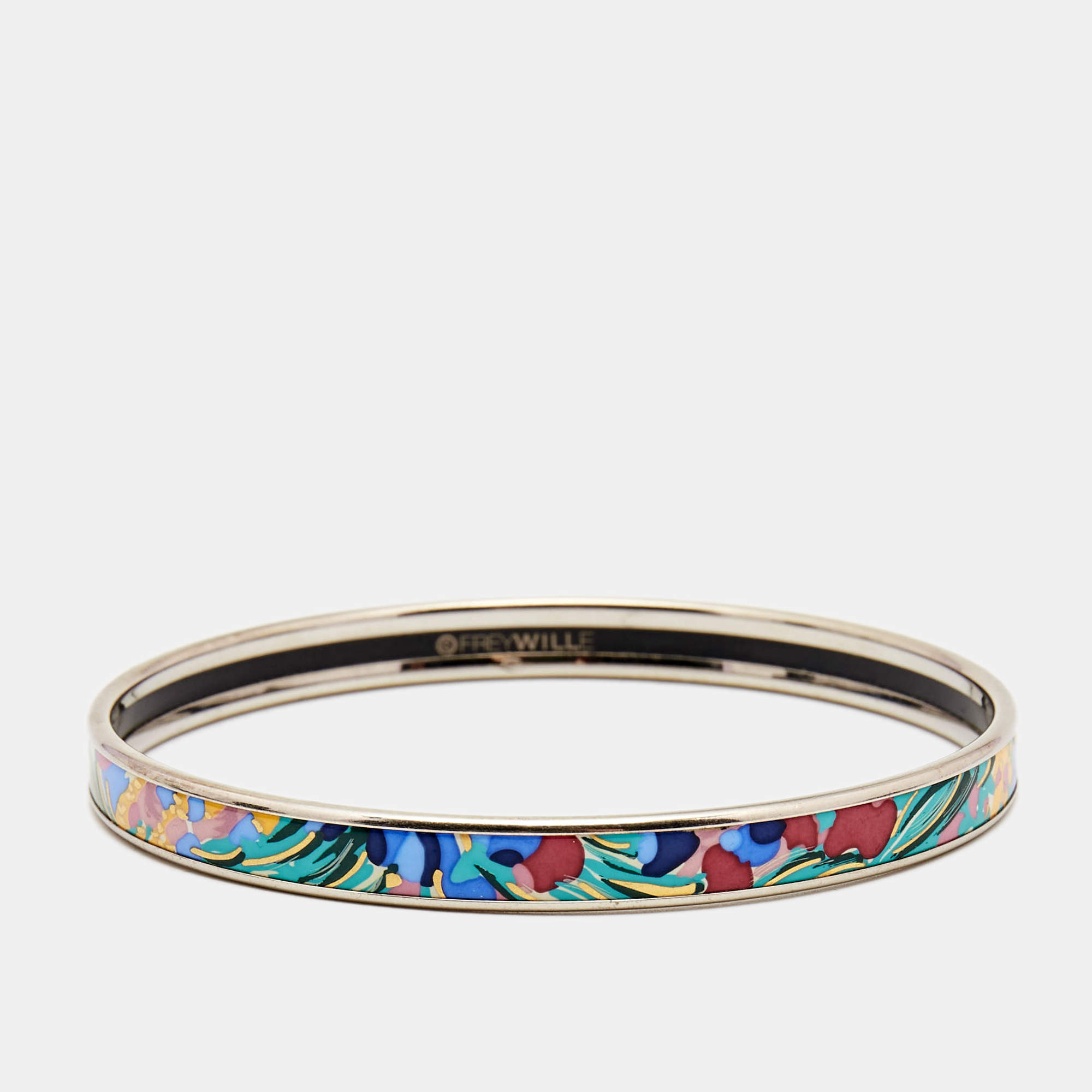 Pre Owned Frey Wille Hommage à Claude Monet Giverny Bordered Ultra Bangle