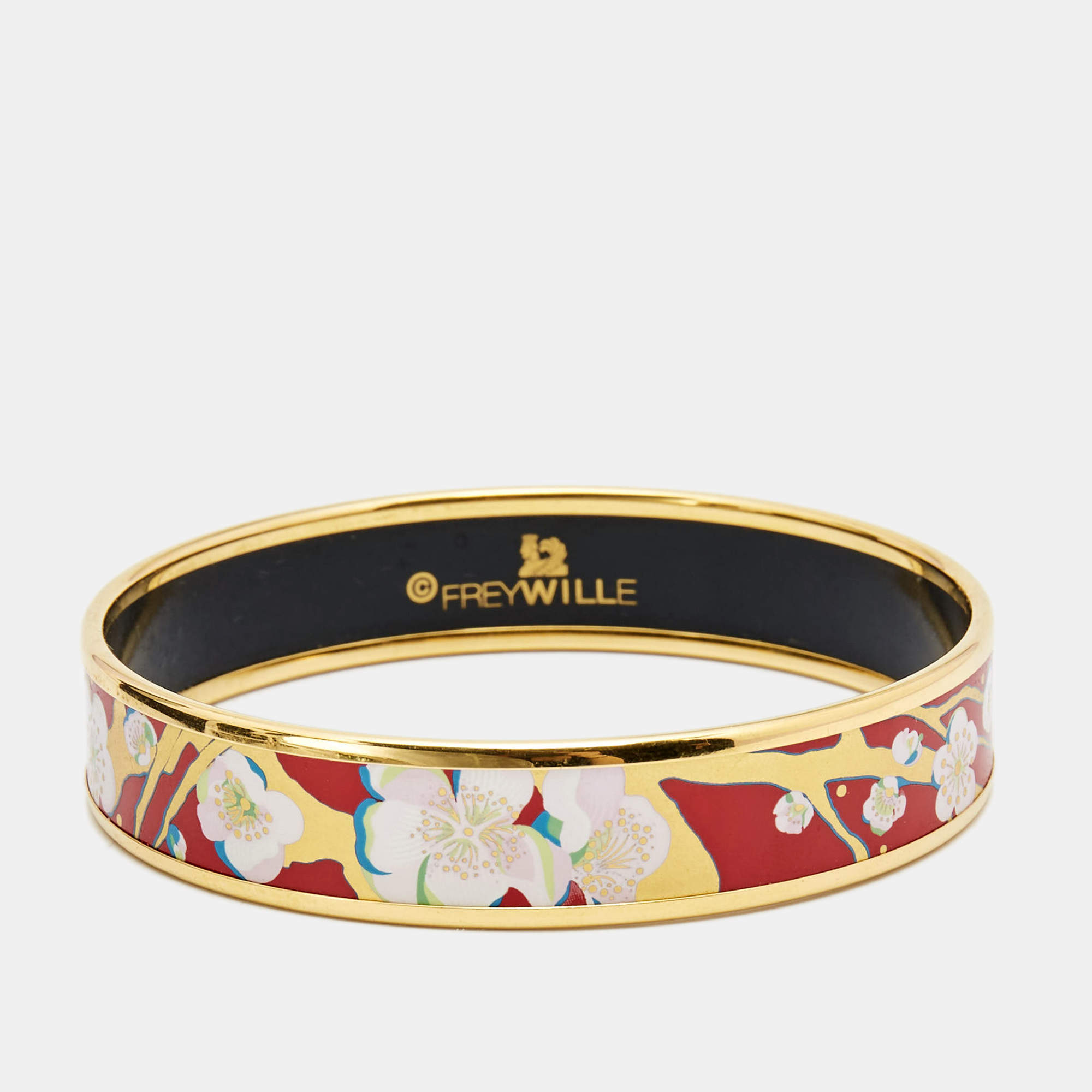 Frey Wille Hommage à Vincent van Gogh L'Amandier Rouge Éclat Bordered Miss Bangle