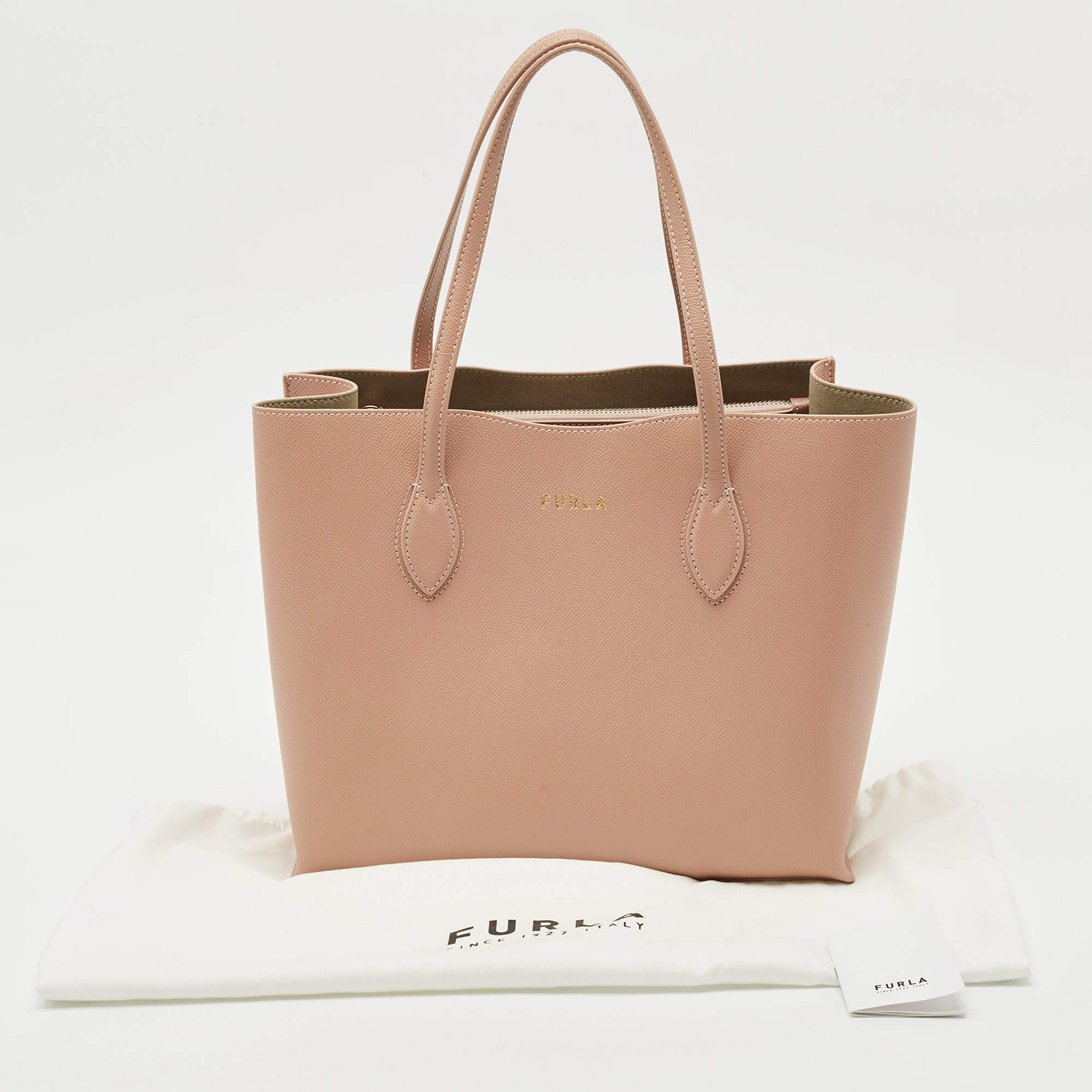 Furla Yellow Leather Divide It Tote Furla | TLC