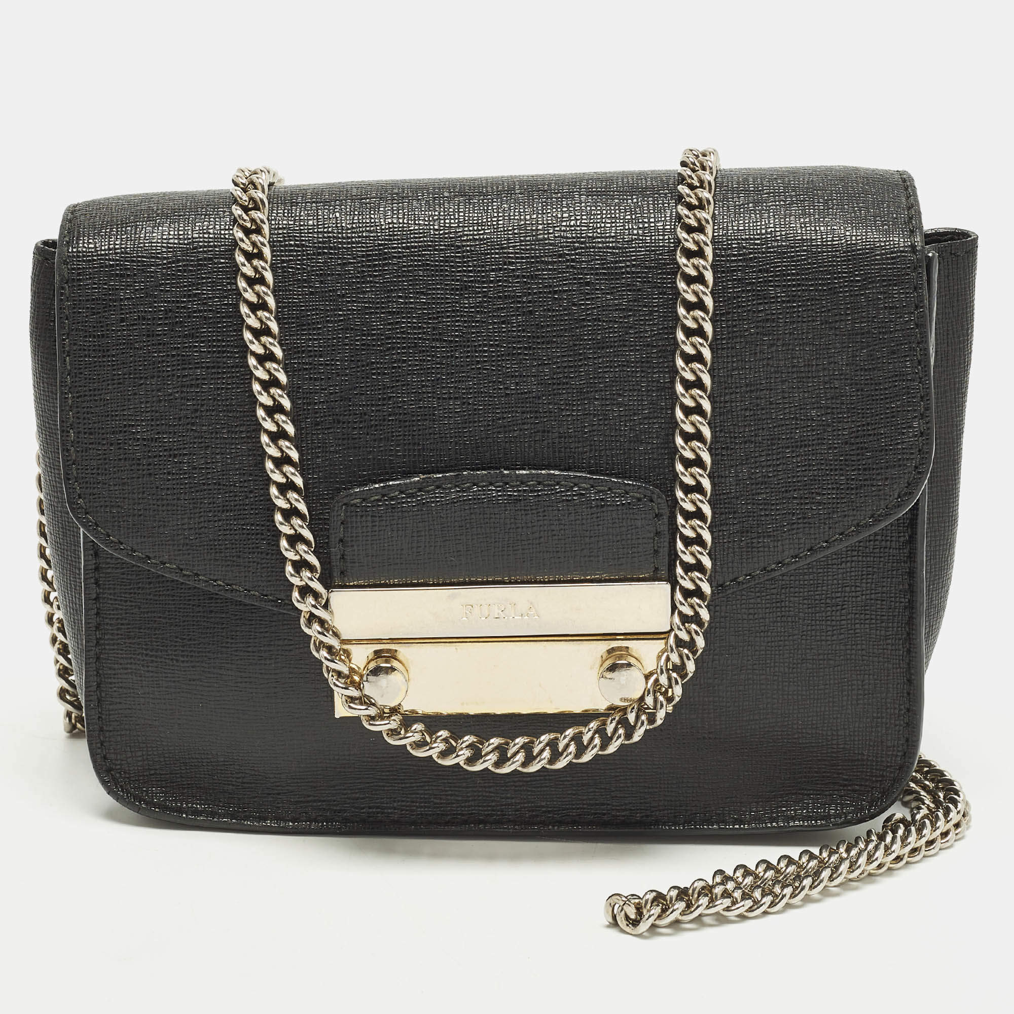 مملوك ة مسبقًا حقيبة كروس فوريللا ميني ميتروبوليس جلد برّاق أزرق