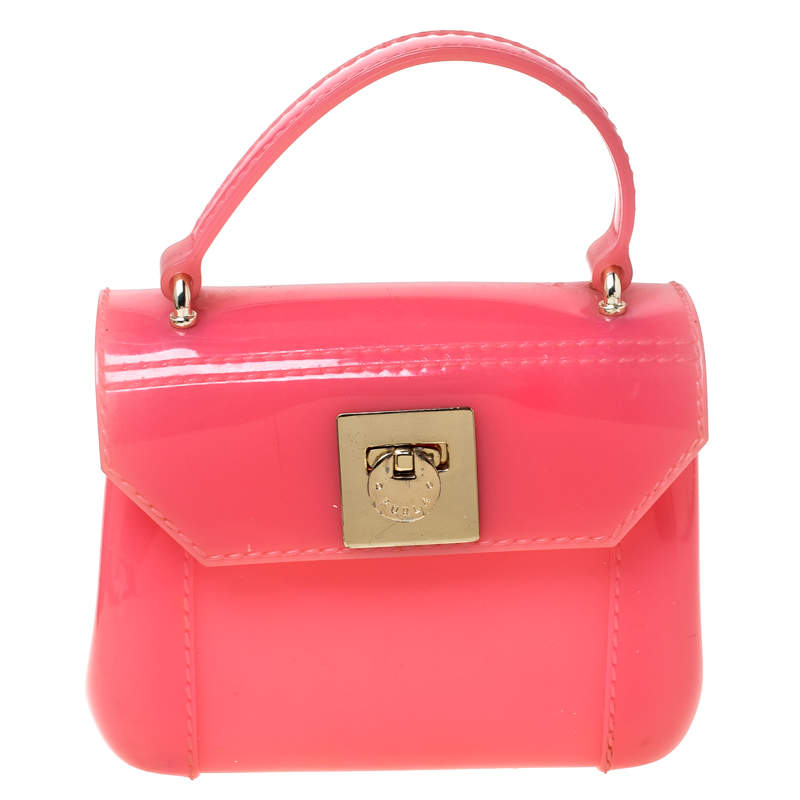 Furla Pink PVC Candy Mini Top Handle Bag Furla | The Luxury Closet