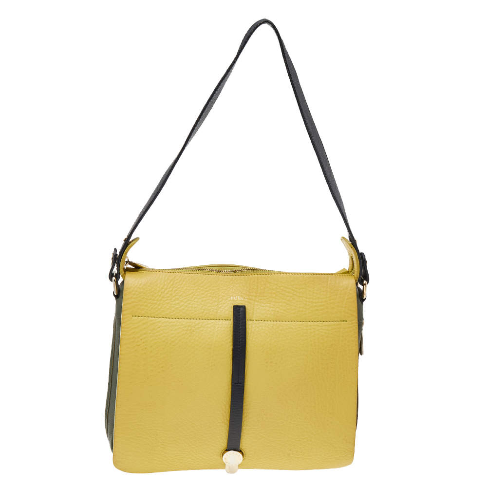 مملوكة مسبقًا حقيبة كتف  فورلا جلد متعدد الألوان