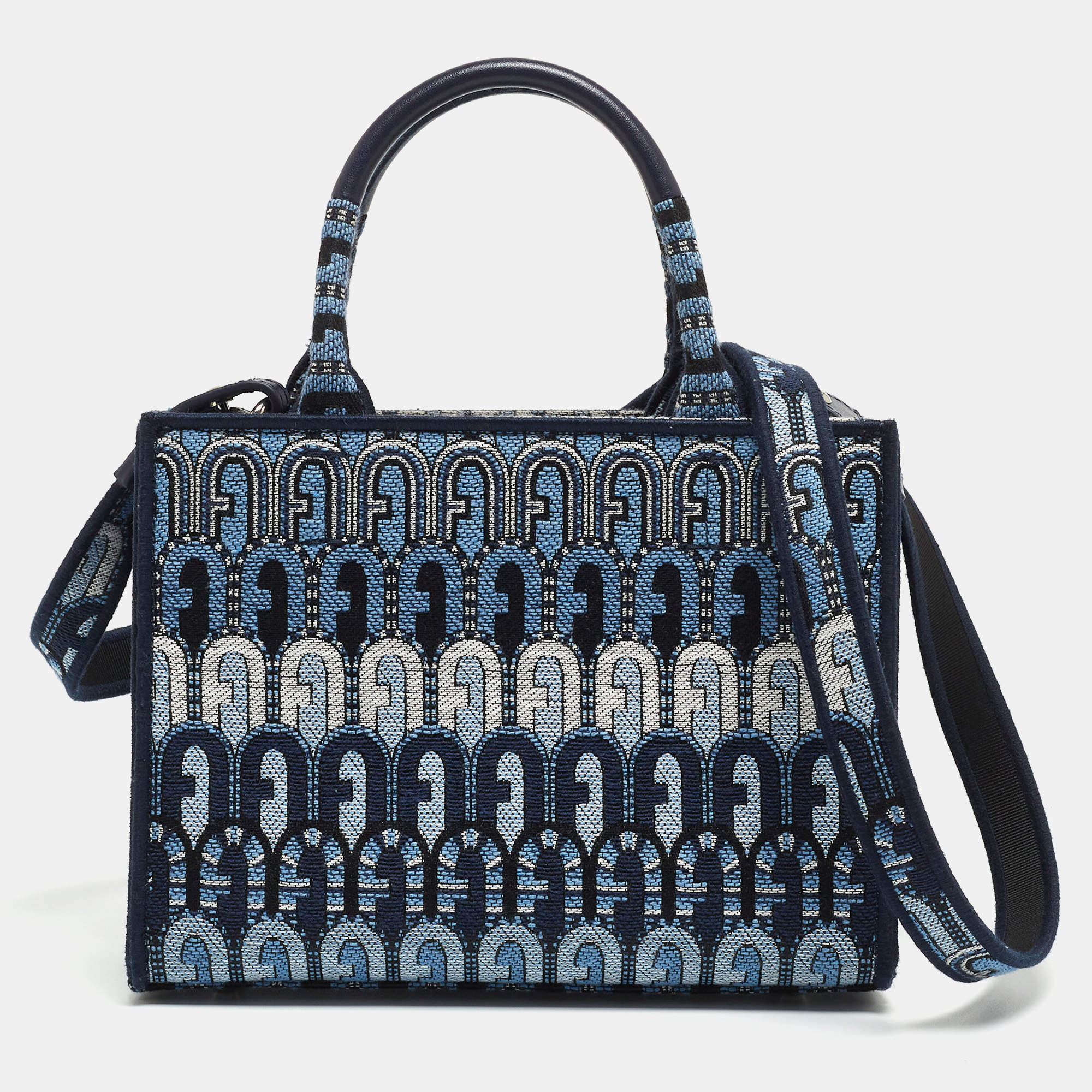 Furla Multicolor Jacquard Mini Opportunity Tote