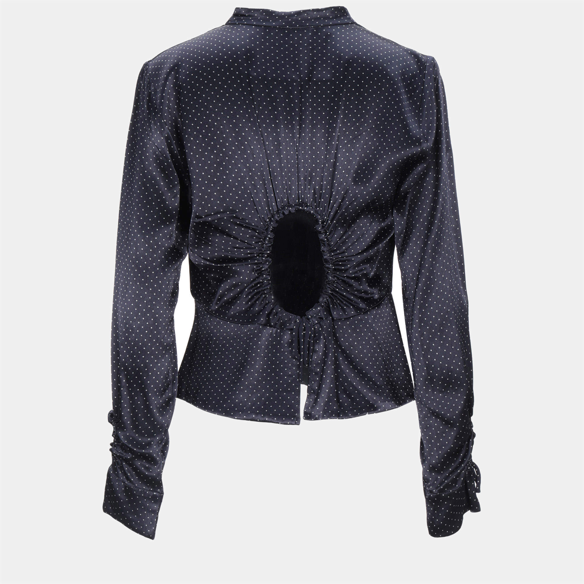 Pre Owned Ganni Viscose Tops EU 40