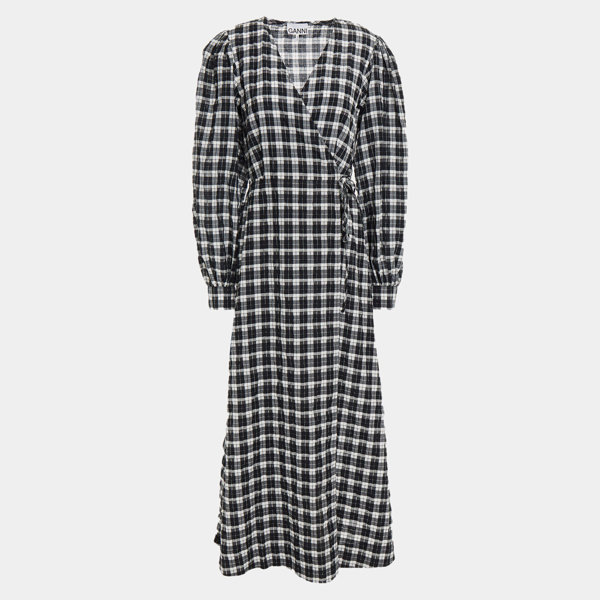 Pre Owned Ganni Cotton Midi Dress EU 34