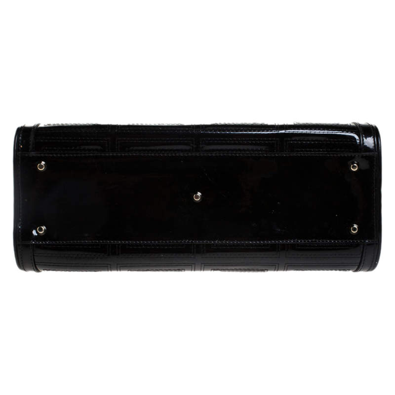 Patent leather handbag Gianni Versace Black in Patent leather - 28408019