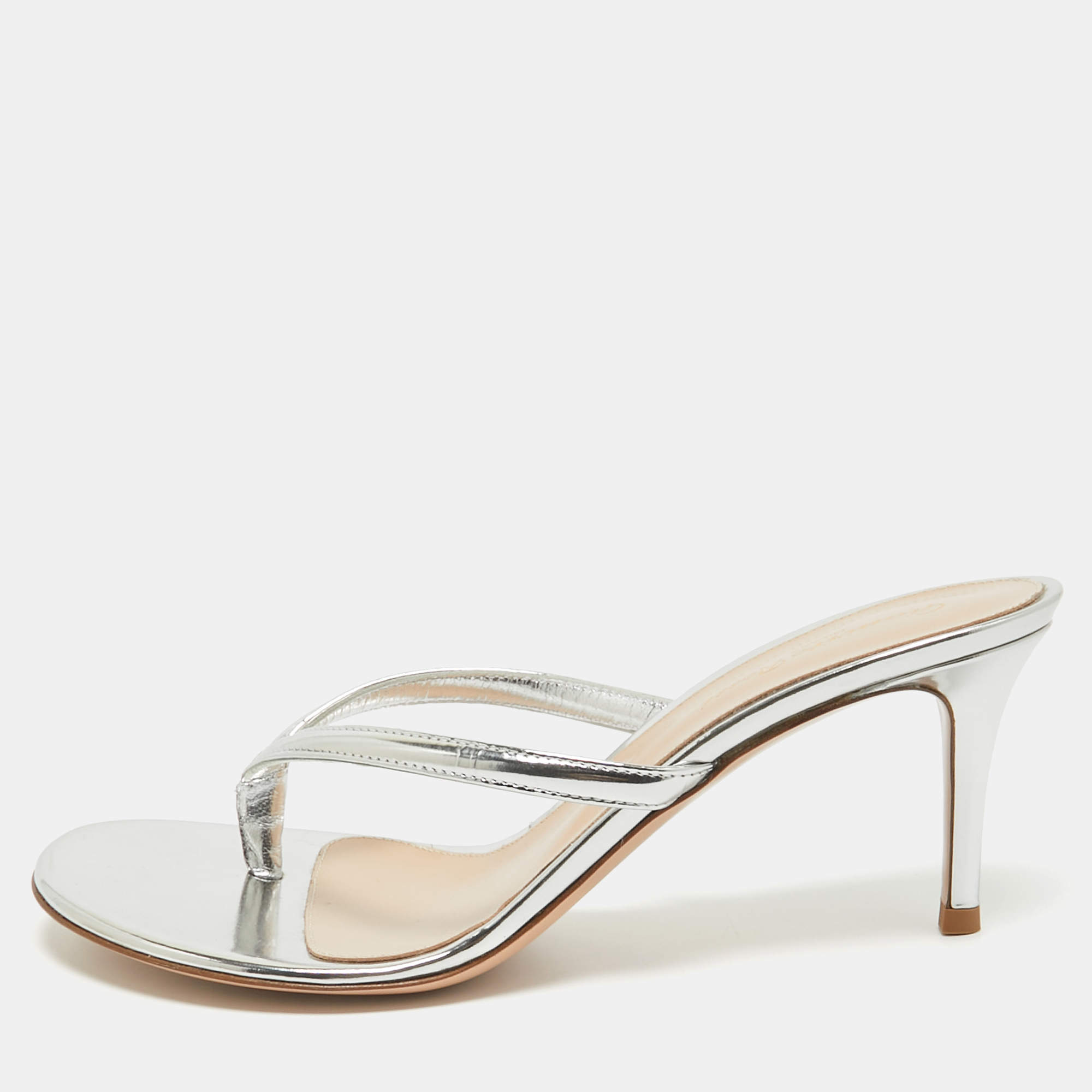 サンダル・ミュール GIANVITO ROSSI Women Sandals G1132055PLEGSVFUNE Grey Women's Luxury Sandals | Gianvito Rossi
