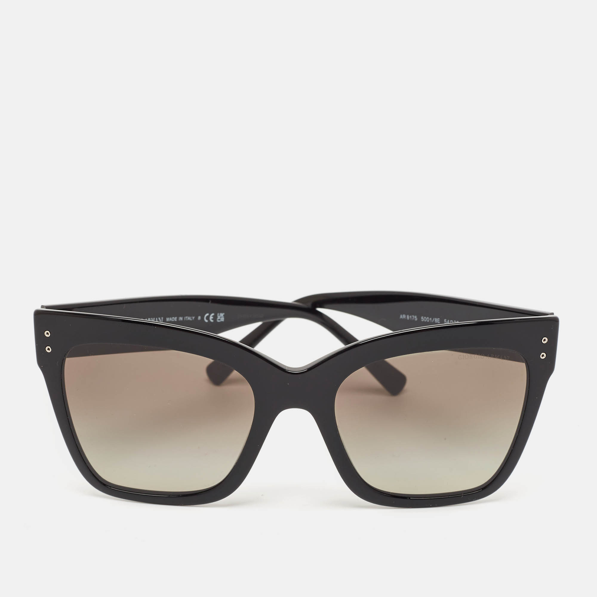 Giorgio Armani Black Gradient AR8175 Square Sunglasses