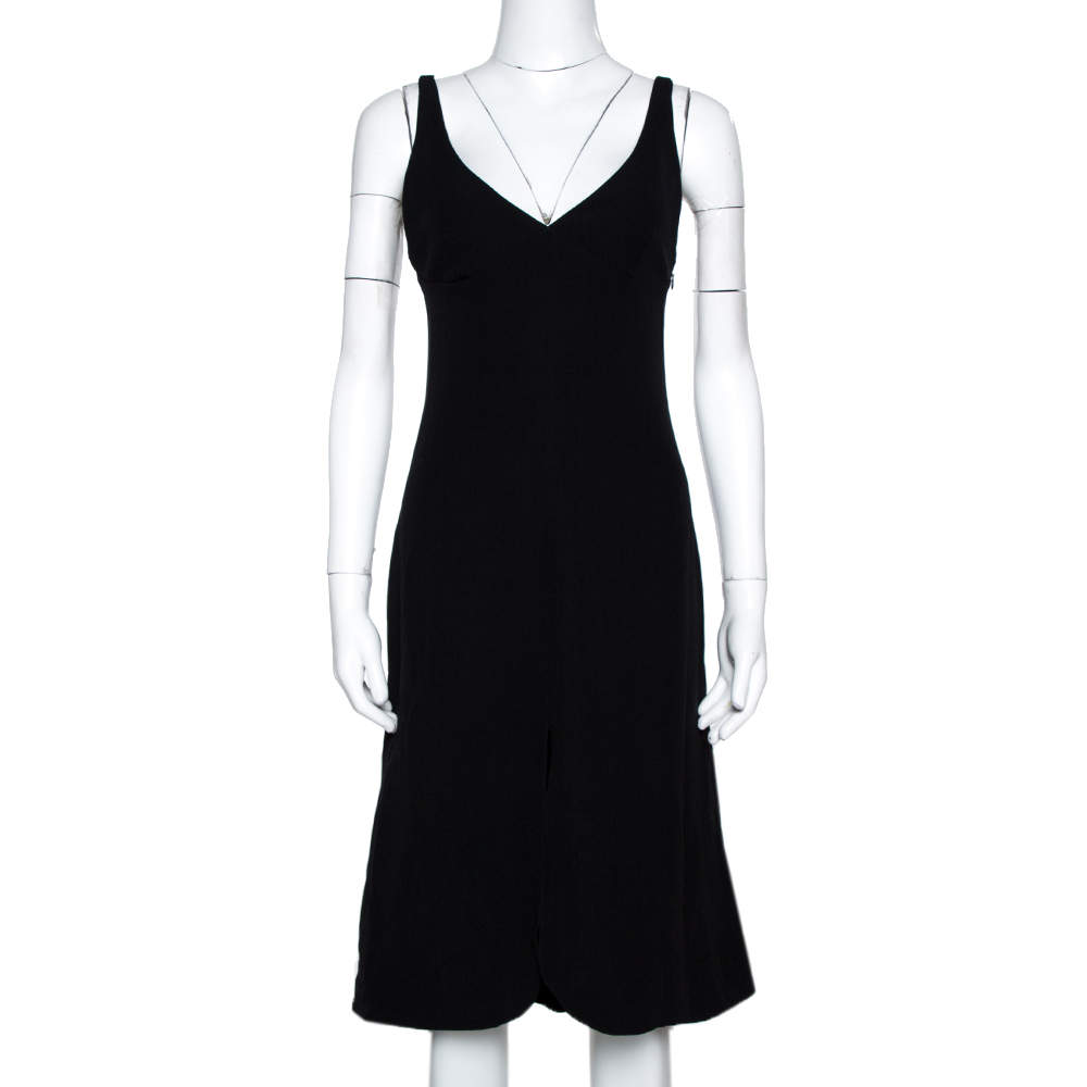 Giorgio Armani Black Silk Sleeveless A Line Dress S Giorgio Armani | TLC