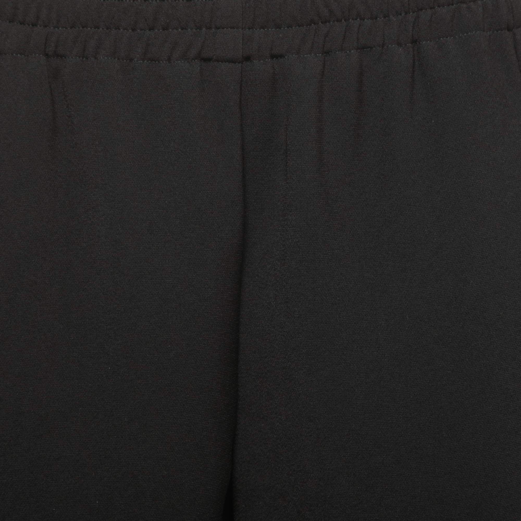 مملوكة مسبقًا Giorgio Armani Black Wool Crepe Tailored Pants M