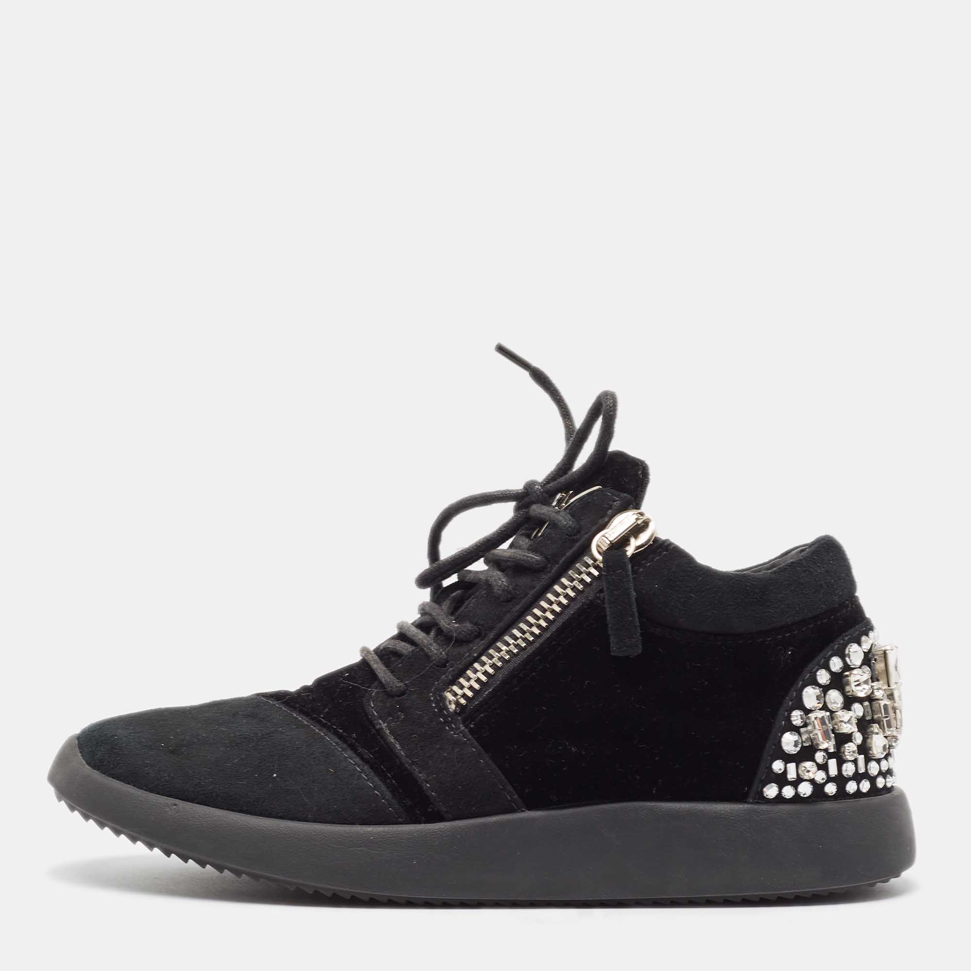 【関税込み】Giuseppe Zanotti ブラック ジップ サンダル Giuseppe Zanotti サンダル