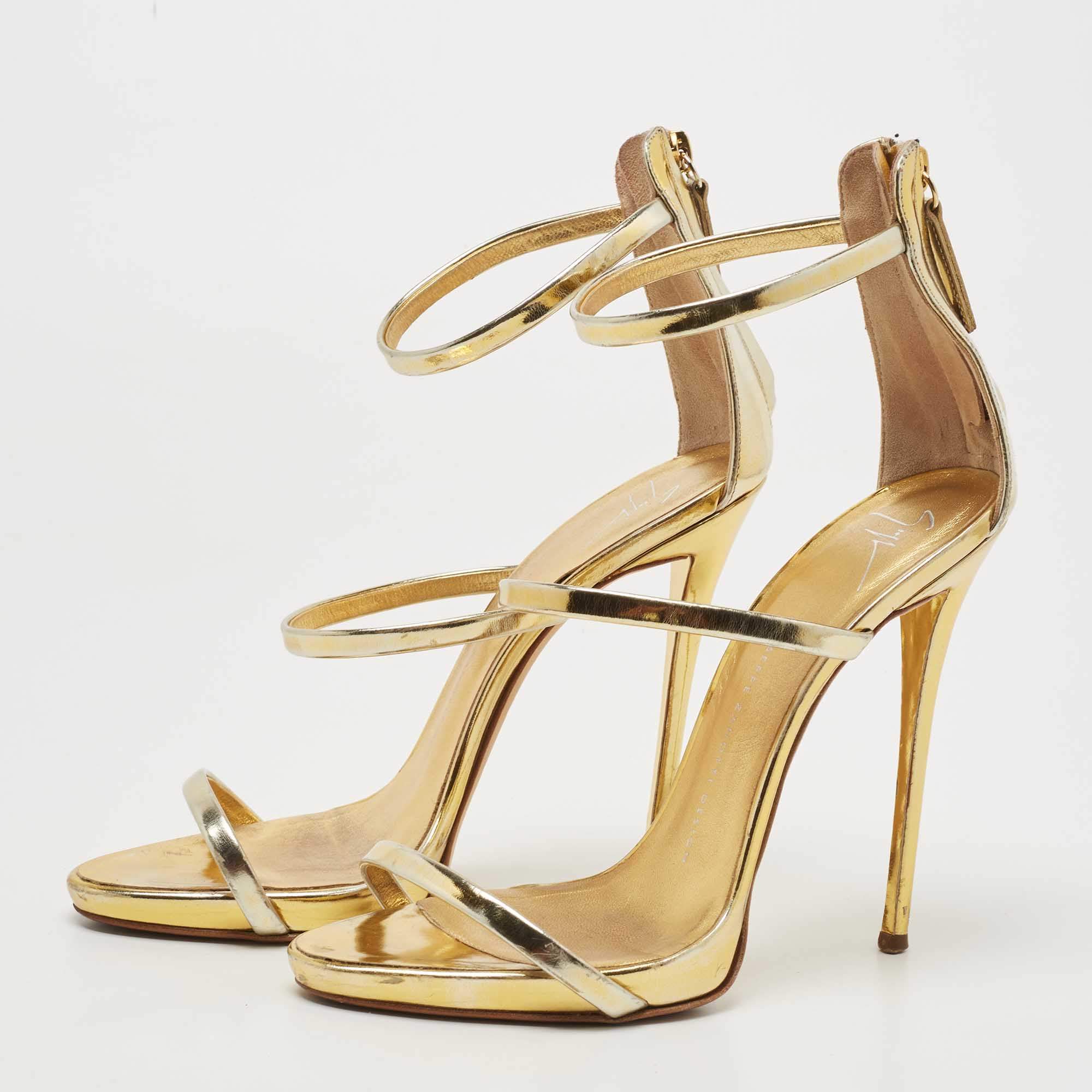 Giuseppe zanotti hot sale gold sandals