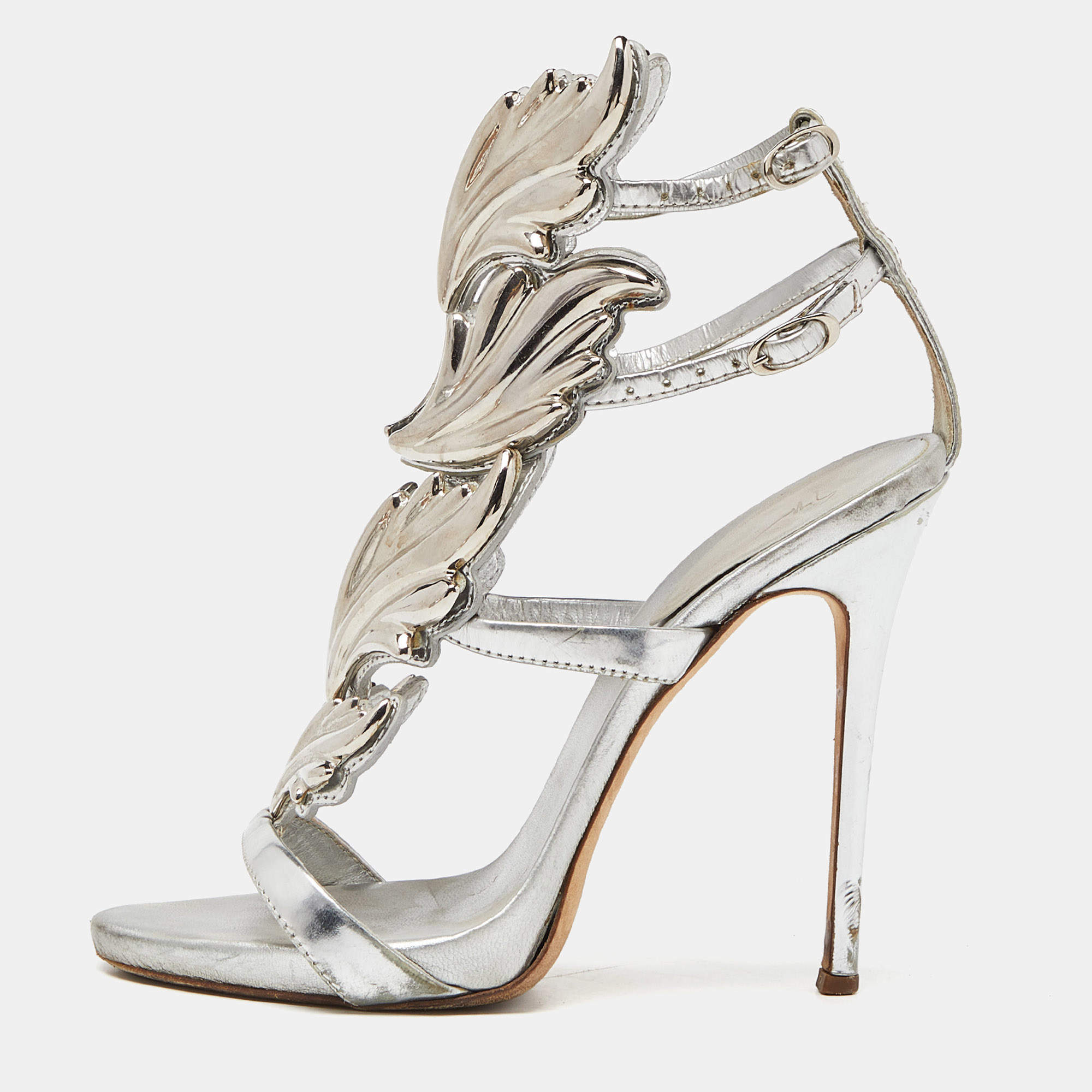 サンダル・ミュール GIUSEPPE ZANOTTI Women Sandals E100072 SILVER 19398116_43535187_600.jpg