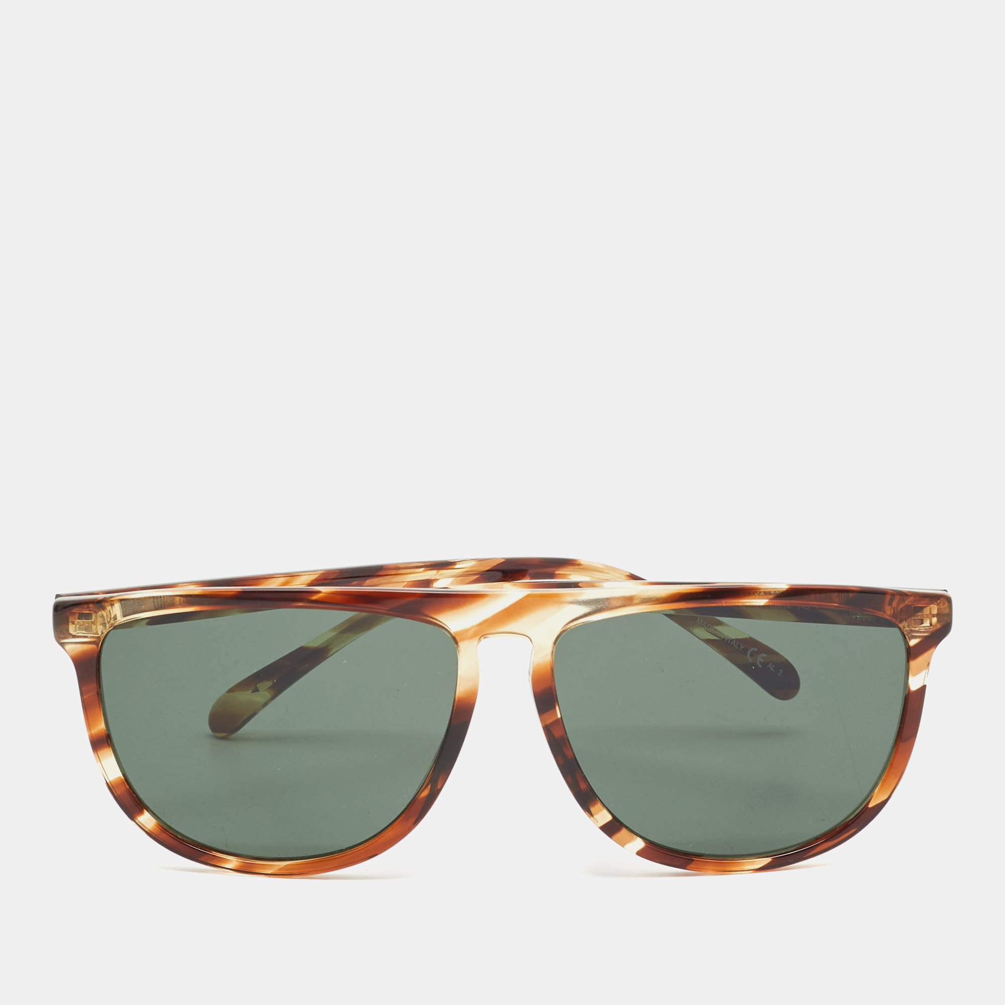 Pre Owned Givenchy Tortoise Grey GV7145/S Frame Square Sunglasses