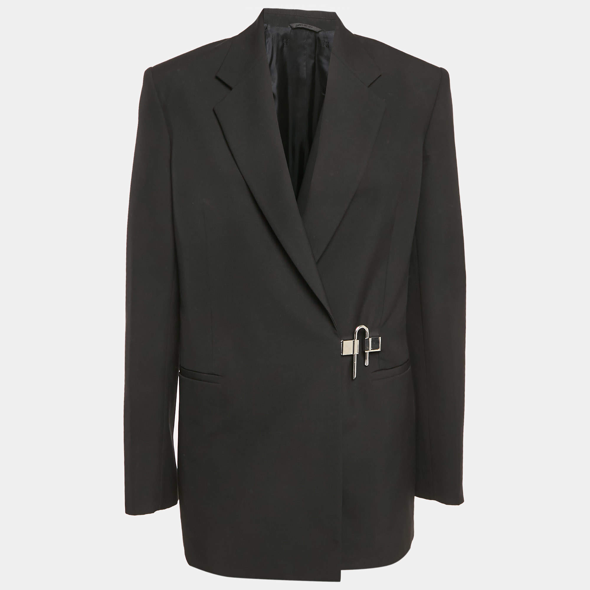 Givenchy Black Wool Single Breasted Blazer S