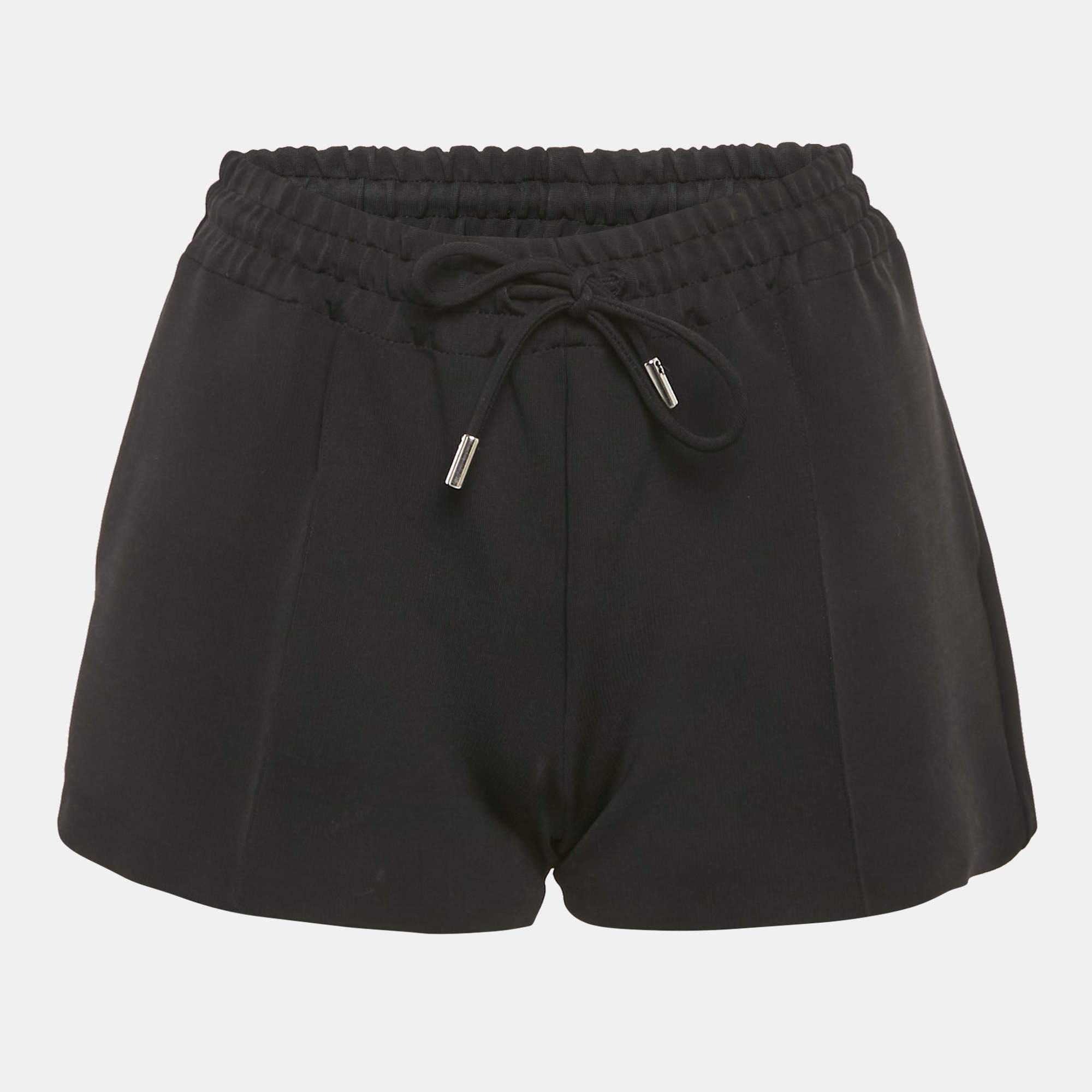 Givenchy Black Jersey Drawstring Shorts XS