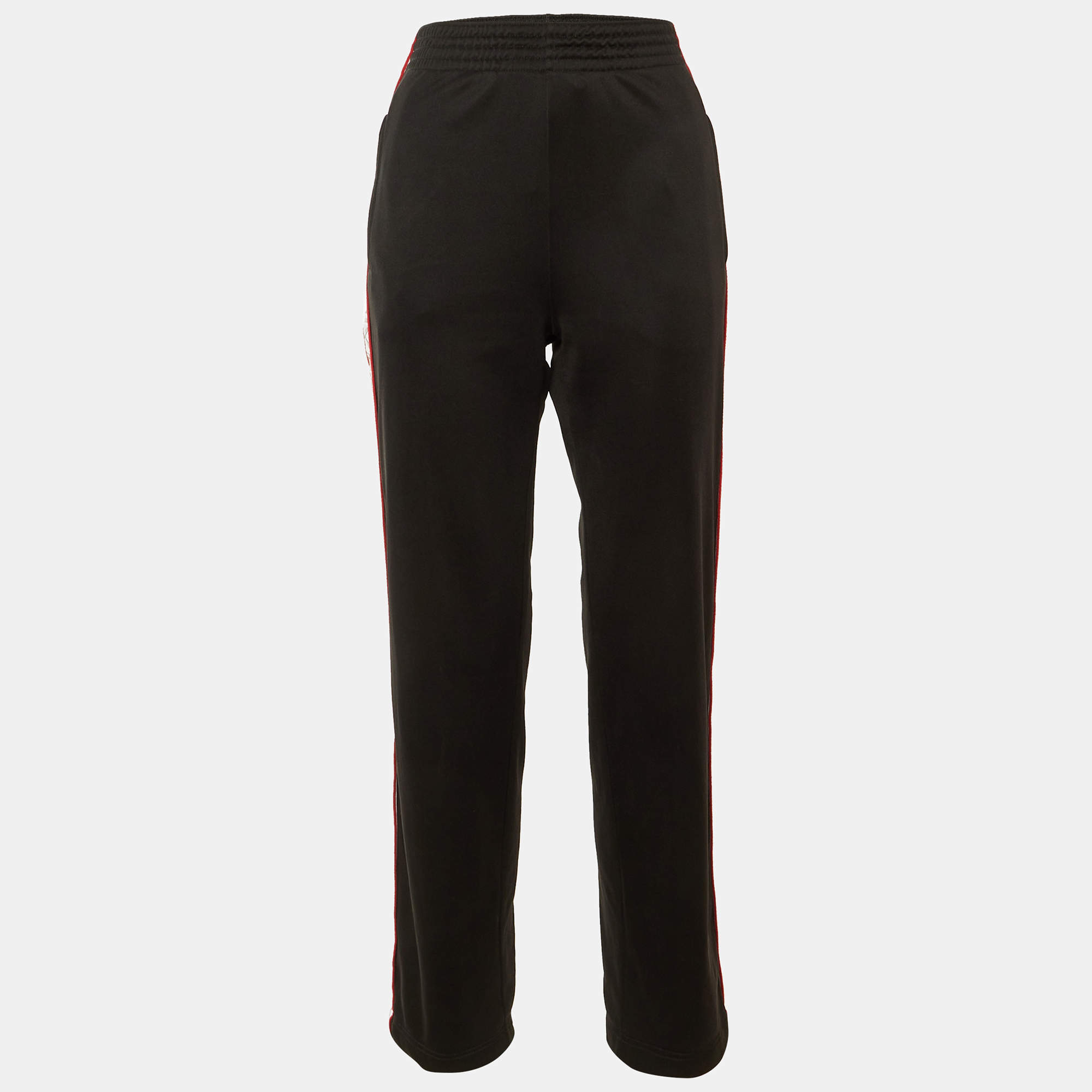 مملوكة مسبقًا بنطلون رياضي جيفنشي شريط شعار جيرسي أسود مقاس صغير