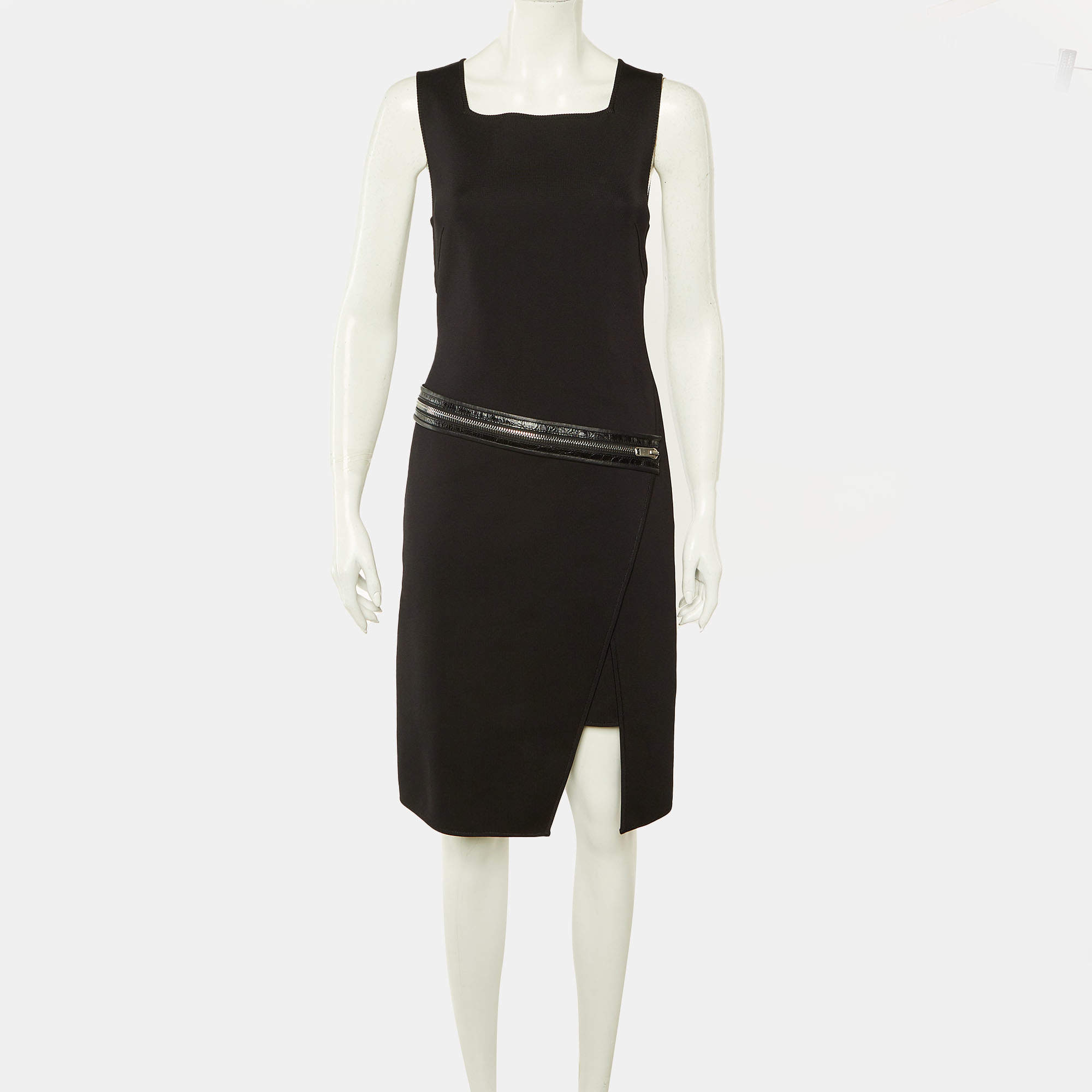 Givenchy Black Frill & Zipper Detail Silk Sheer Maxi Dress L Givenchy | TLC Givenchy Black Frill & Zipper Detail Silk Sheer Maxi Dress L Givenchy | TLC