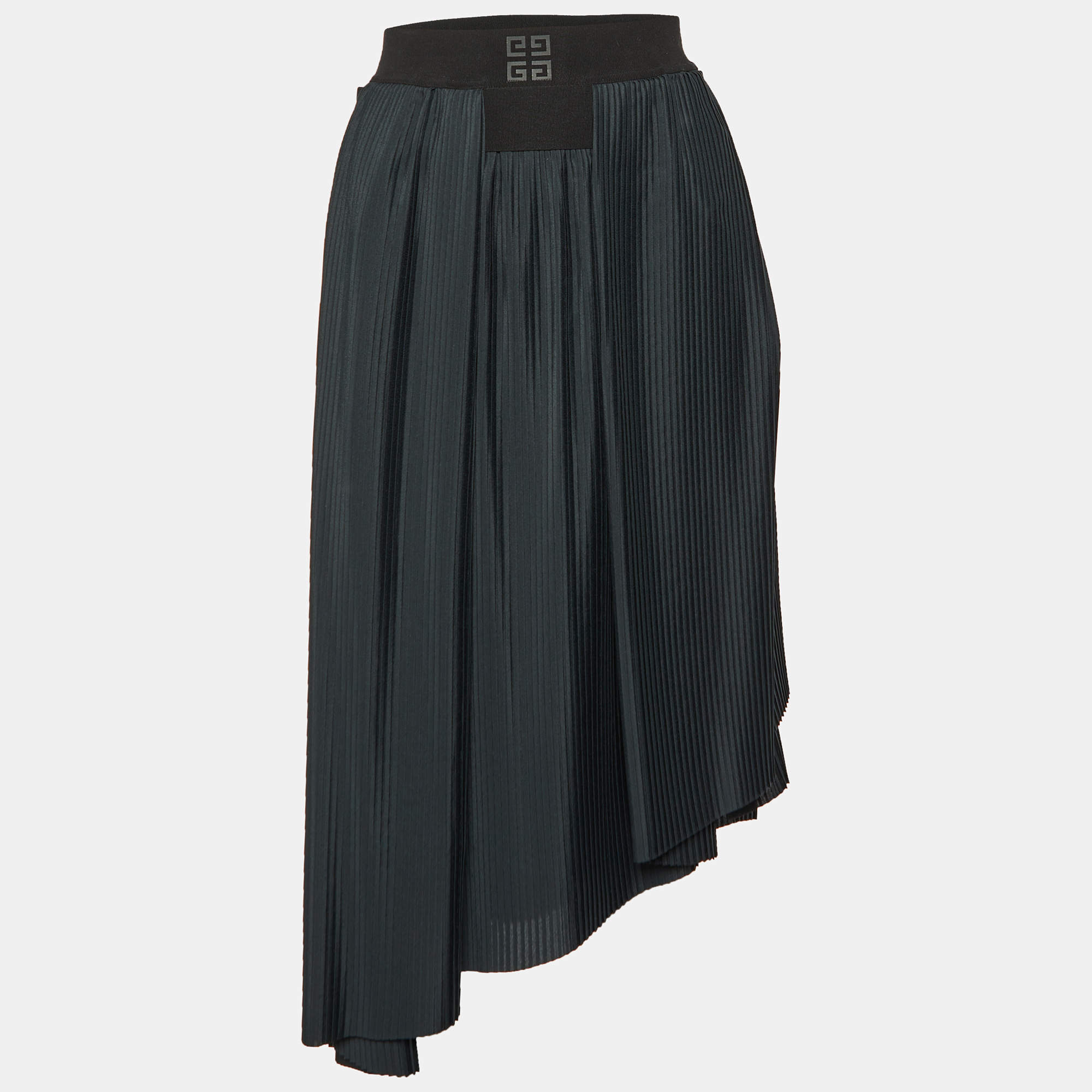 Givenchy black pleated skirt best sale