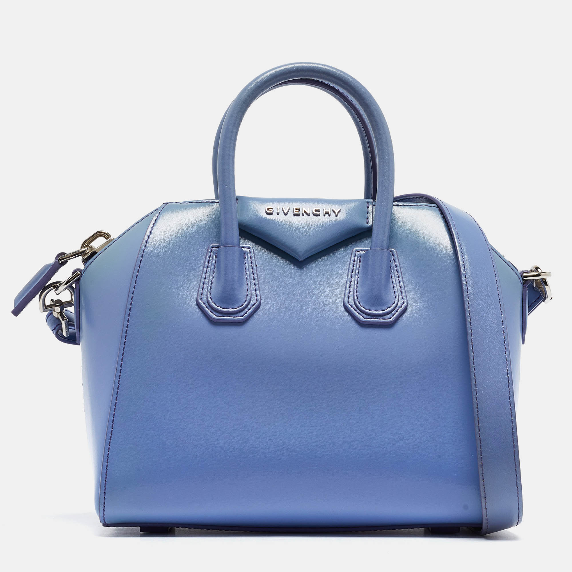 Givenchy Lavender Leather Mini Antigona Satchel