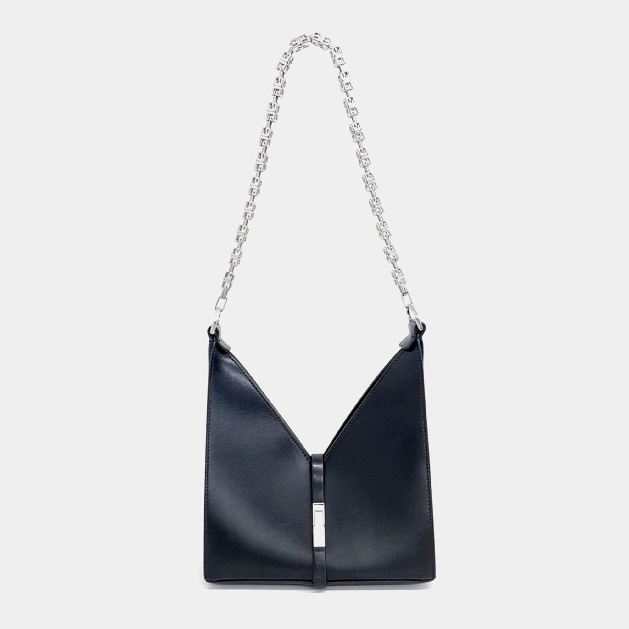 Givenchy Black Leather cutout mini bag