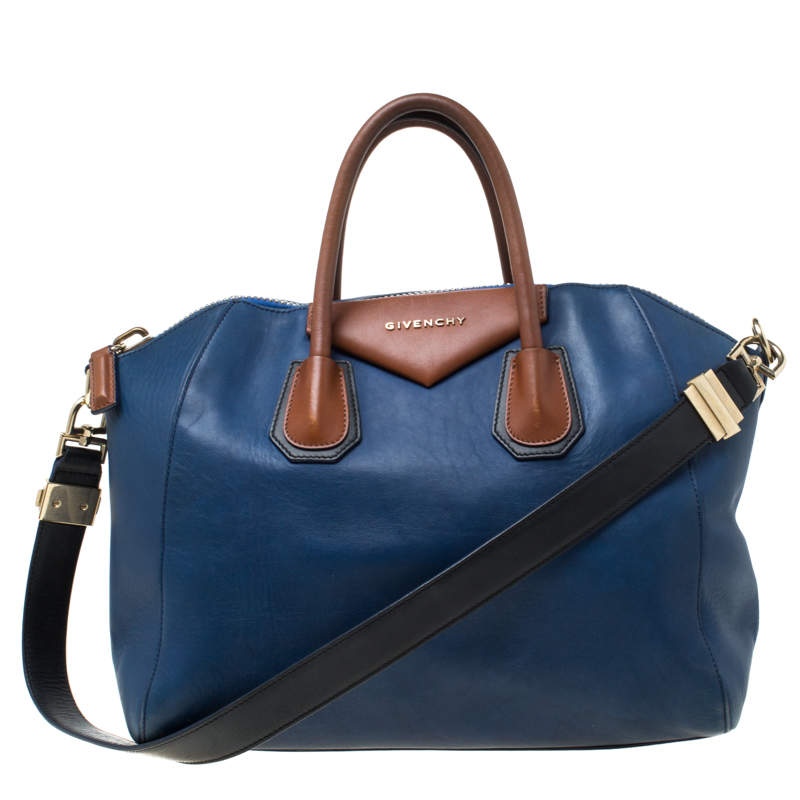 Pre Owned Givenchy Multicolor Leather Antigona Satchel