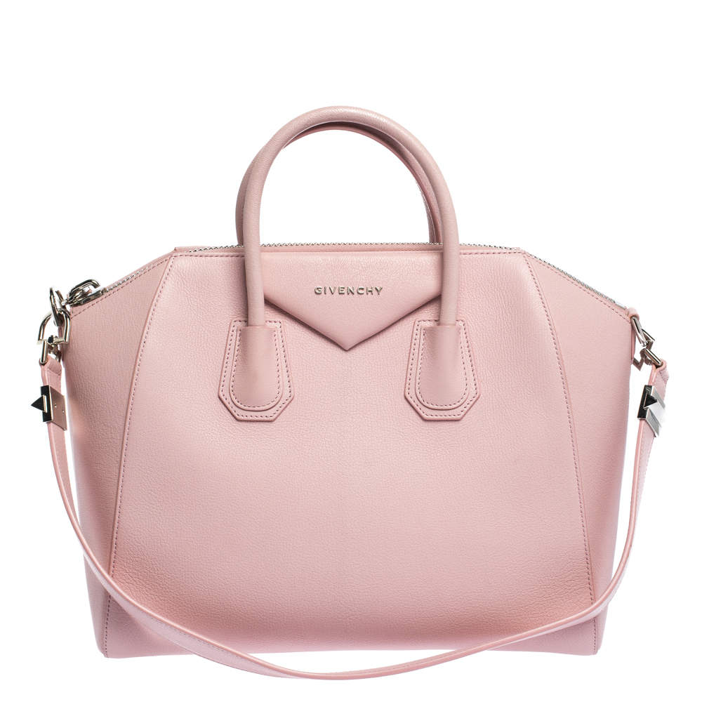 Givenchy Pink Leather Medium Antigona Satchel