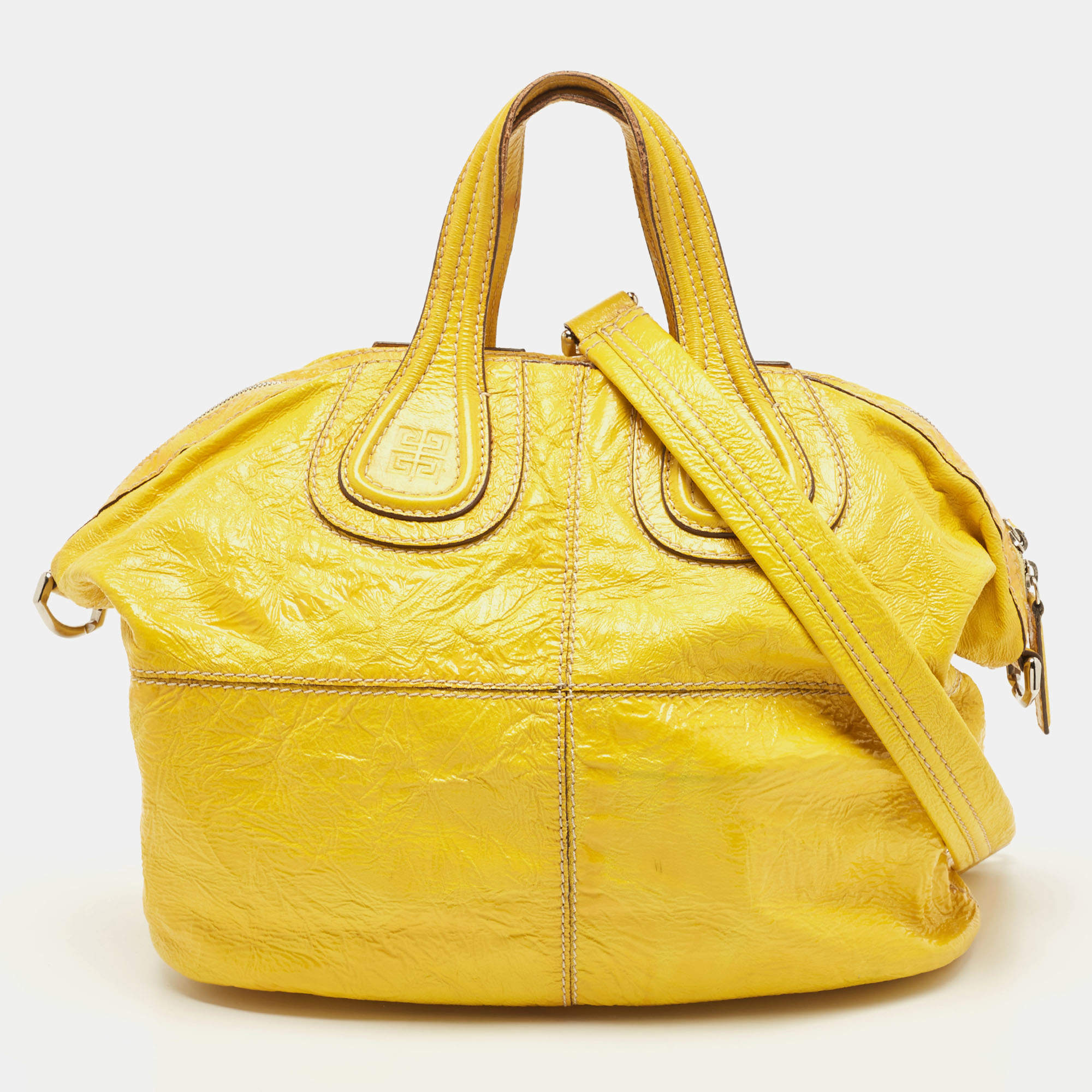 Pre Owned حقيبة جيفنشي نايت أنجل جلد بني